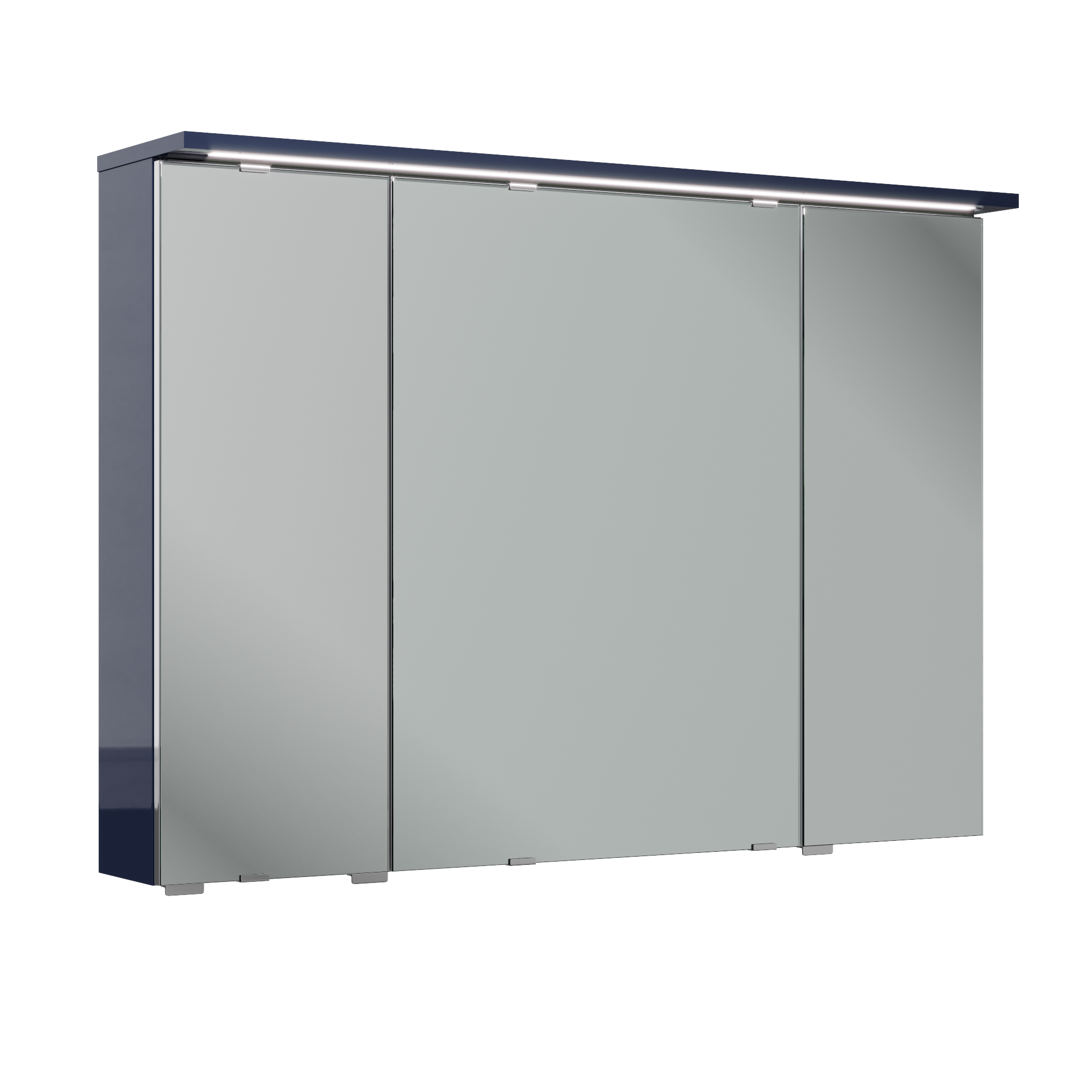 Armario de baño con luz opale2 azul 100x71.6x21 cm