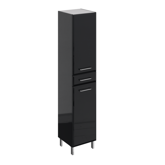 Columna de baño Opale 2 negro 35x170x35.5 cm