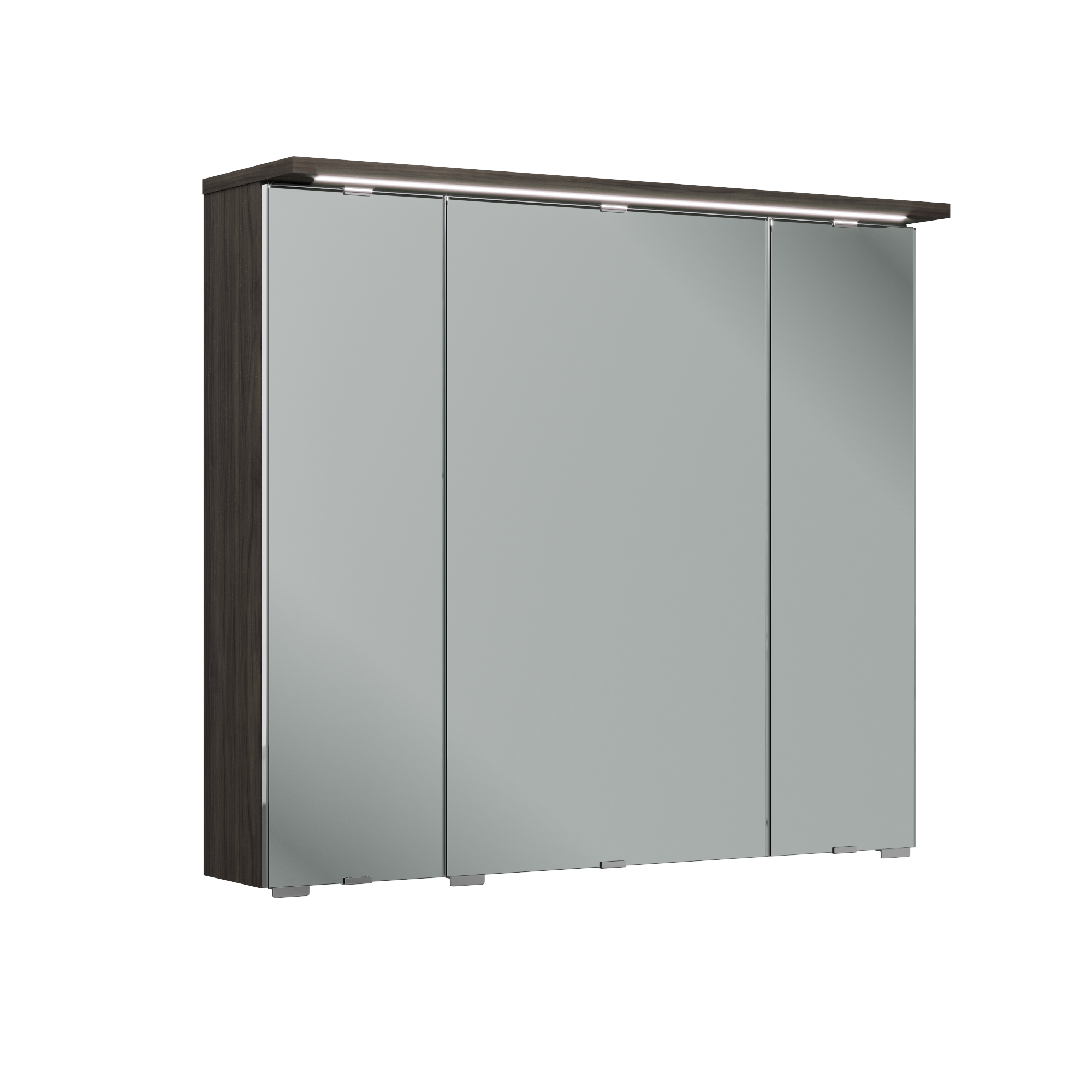 Armario de baño con luz opale2 roble 80x71.6x21 cm