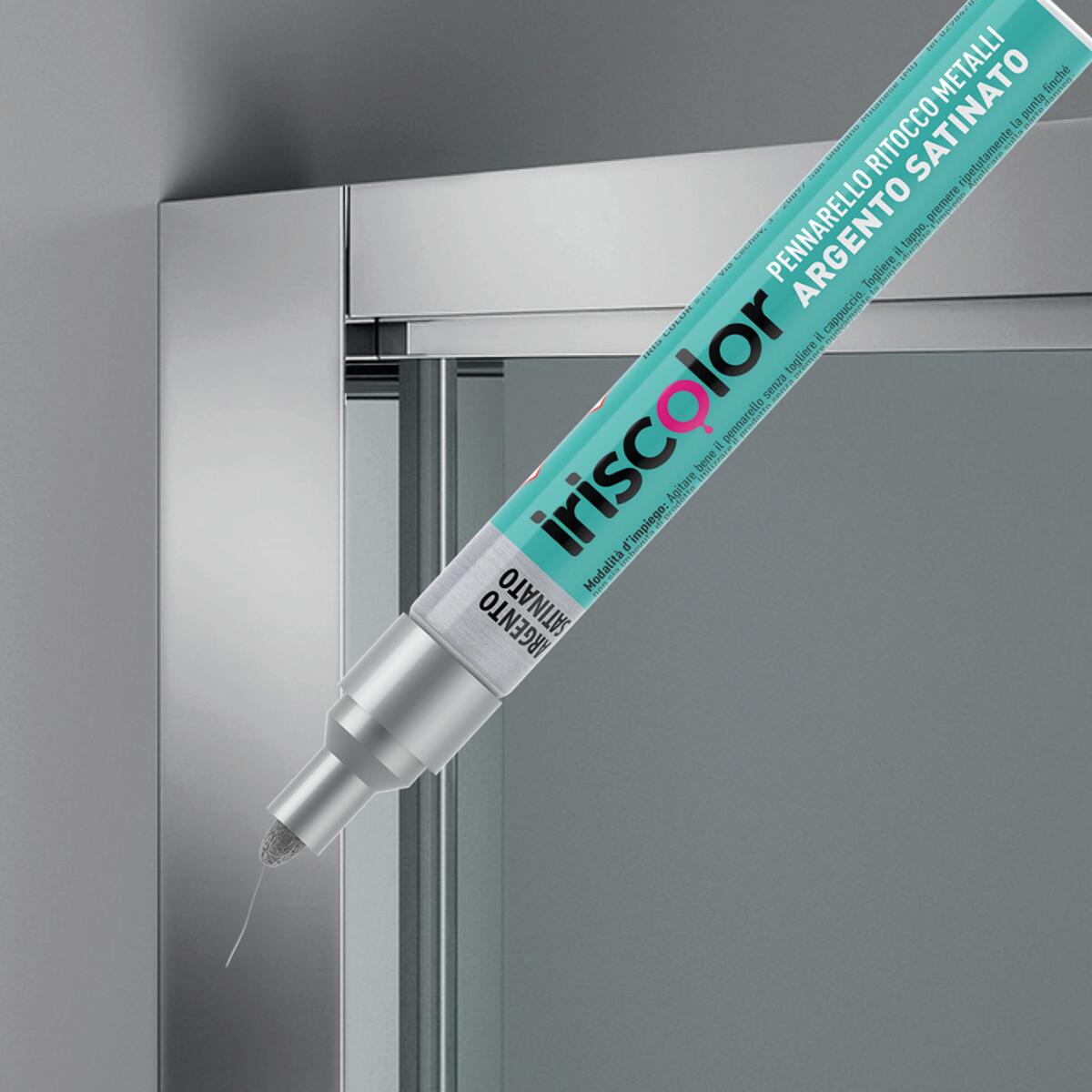 Pennarello ritocchi 10 ml argento satinato - 3