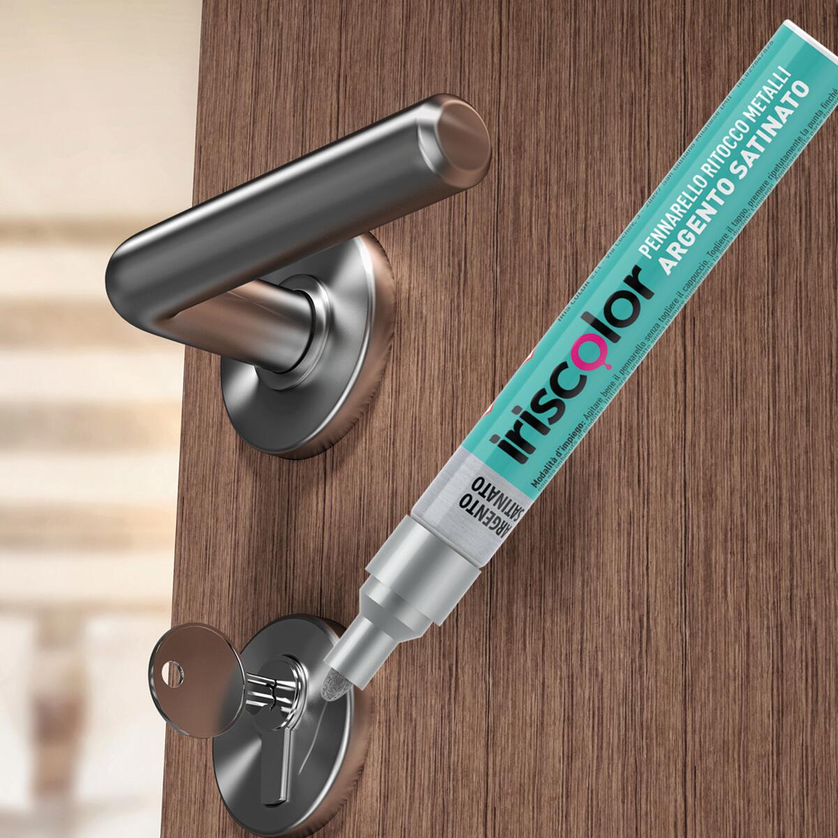 Pennarello ritocchi 10 ml argento satinato - 2