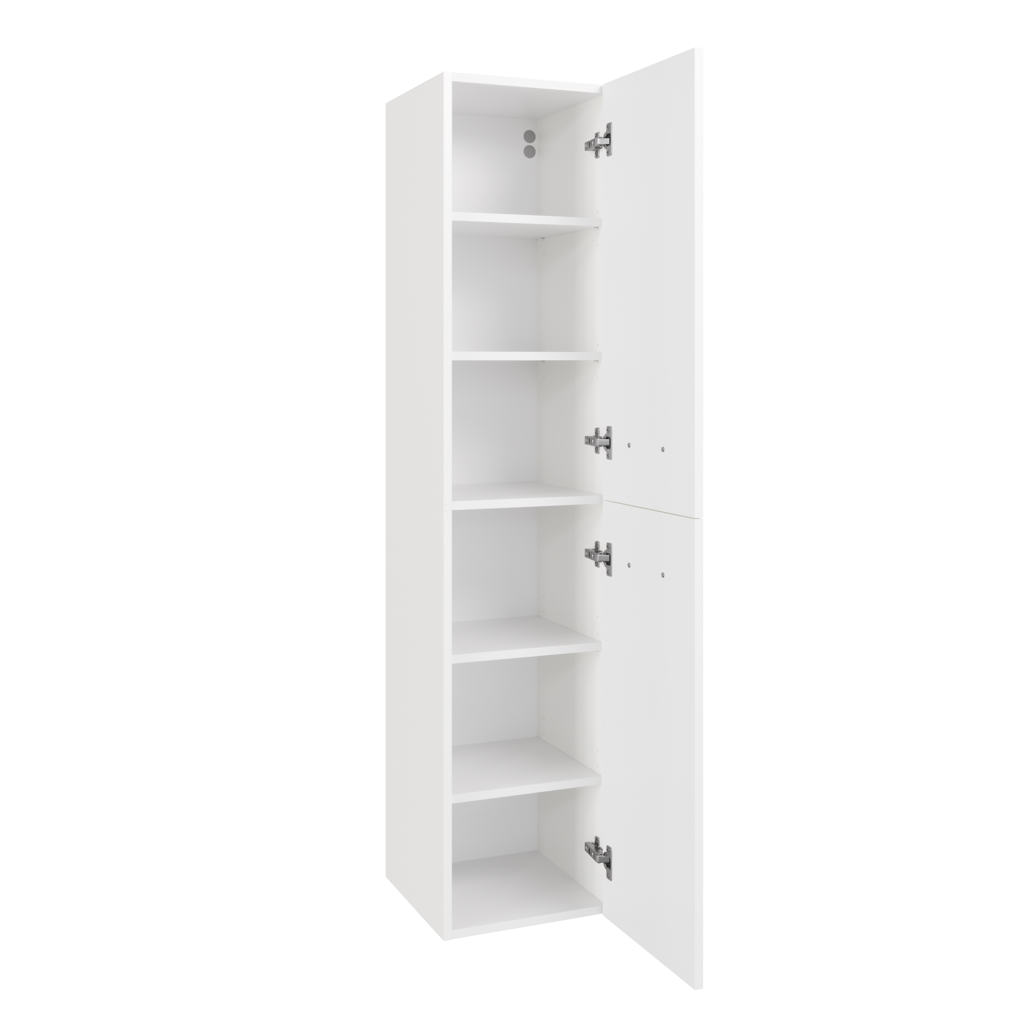 Colonne 2p l.35 x H.160 x P.36.5 cm blanc mat Perla - 2