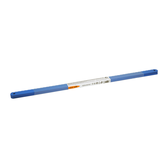 10 Lame per seghetto in acciaio 24 denti L 300 mm