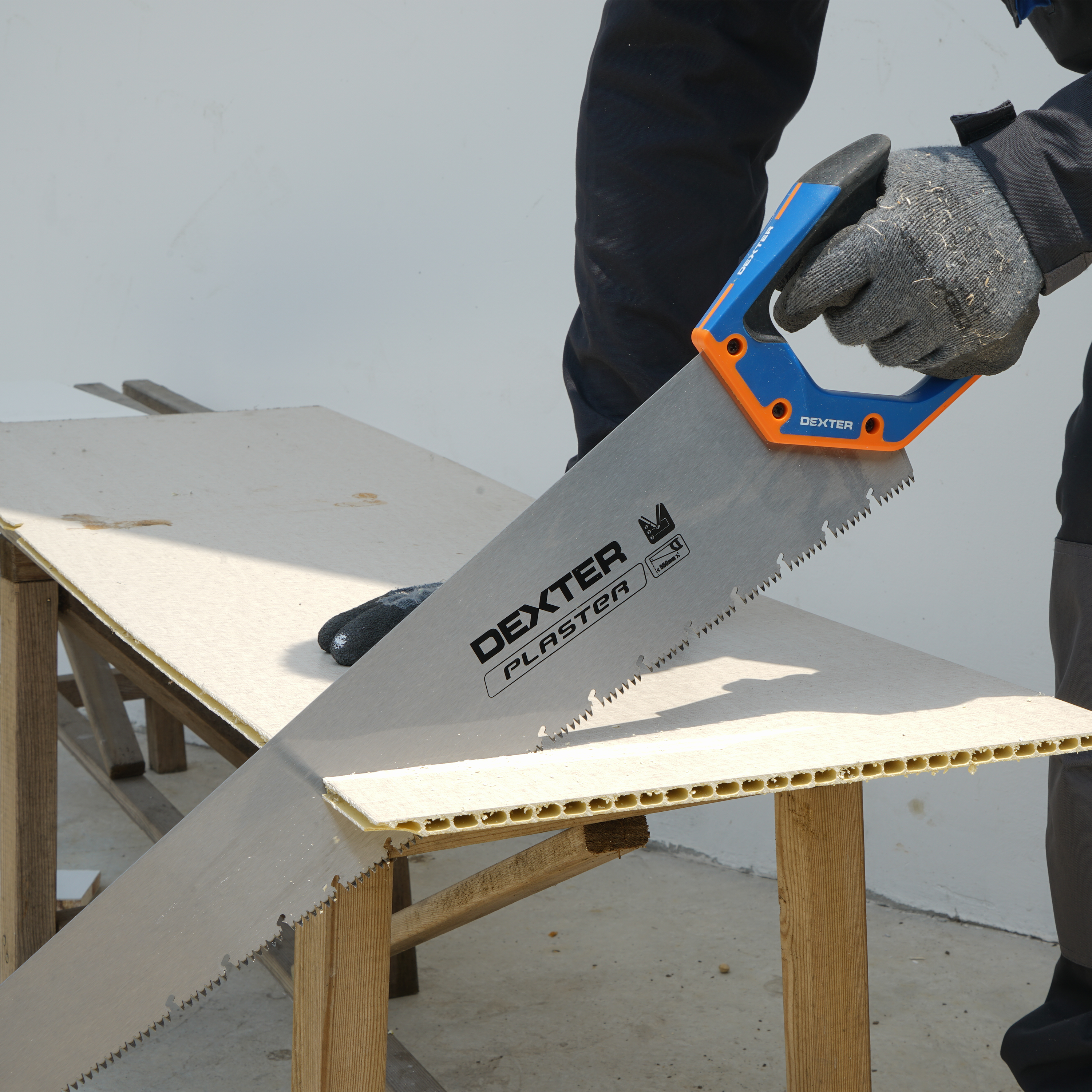 Sega per cartongesso DEXTER  lama in acciaio 137 TPI L 550 mm - 2