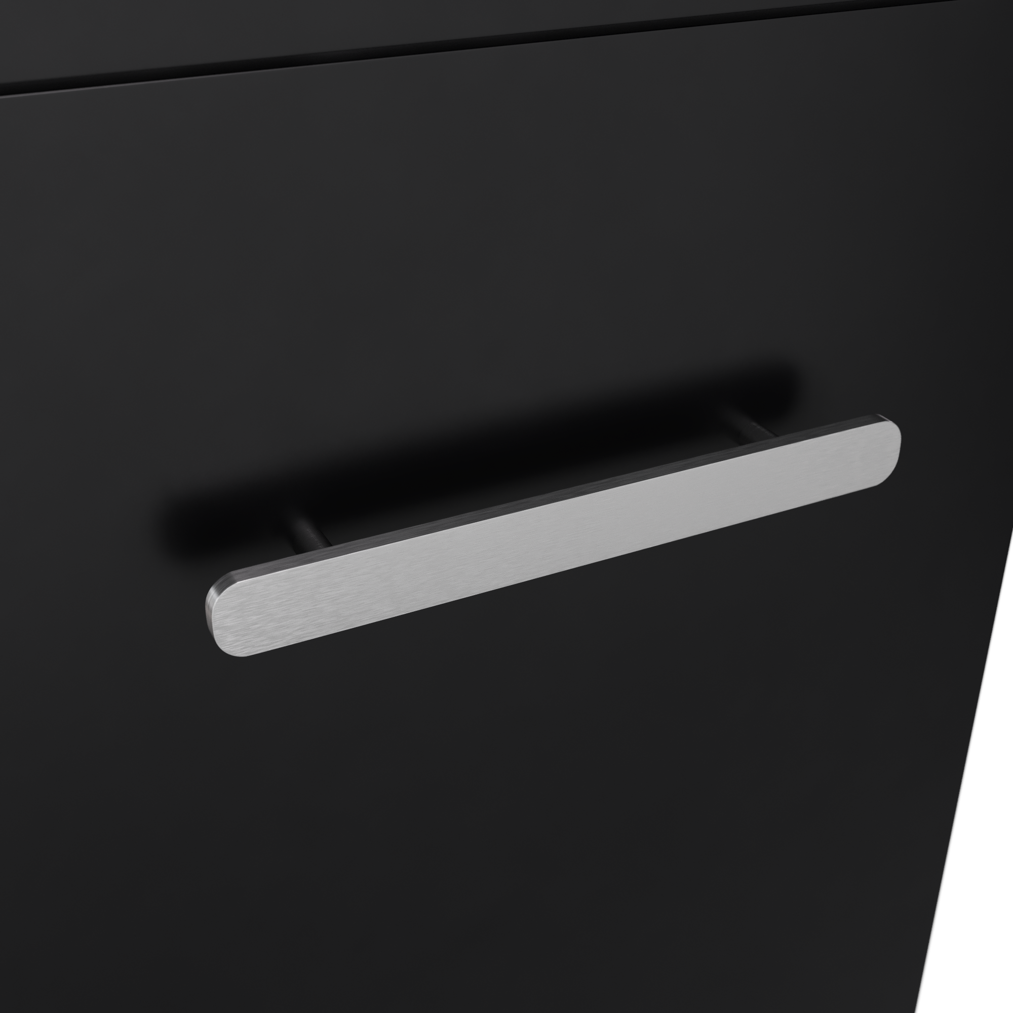 Colonne 2p l.35 x H.160 x P.36.5 cm noir mat Perla - 3