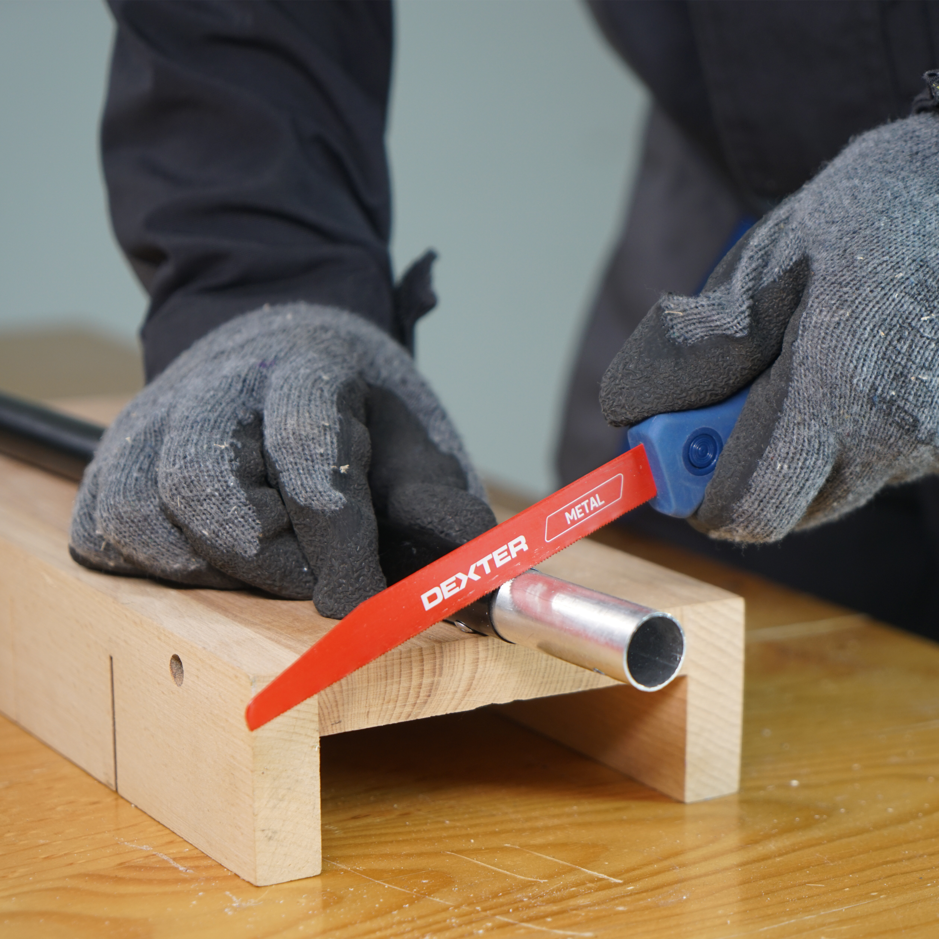 Mini arco de serra para metal/madeira DEXTER 2 FOLHAS - 2