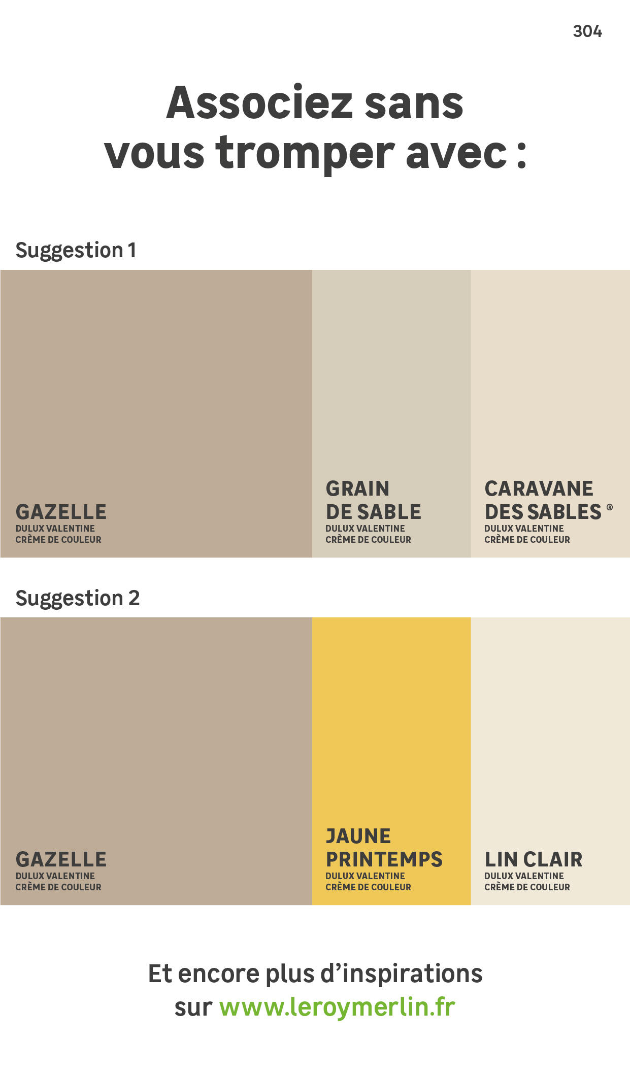 Testeur peinture mur, boiserie gazelle satin DULUX VALENTINE Crème de couleur 0. - 6