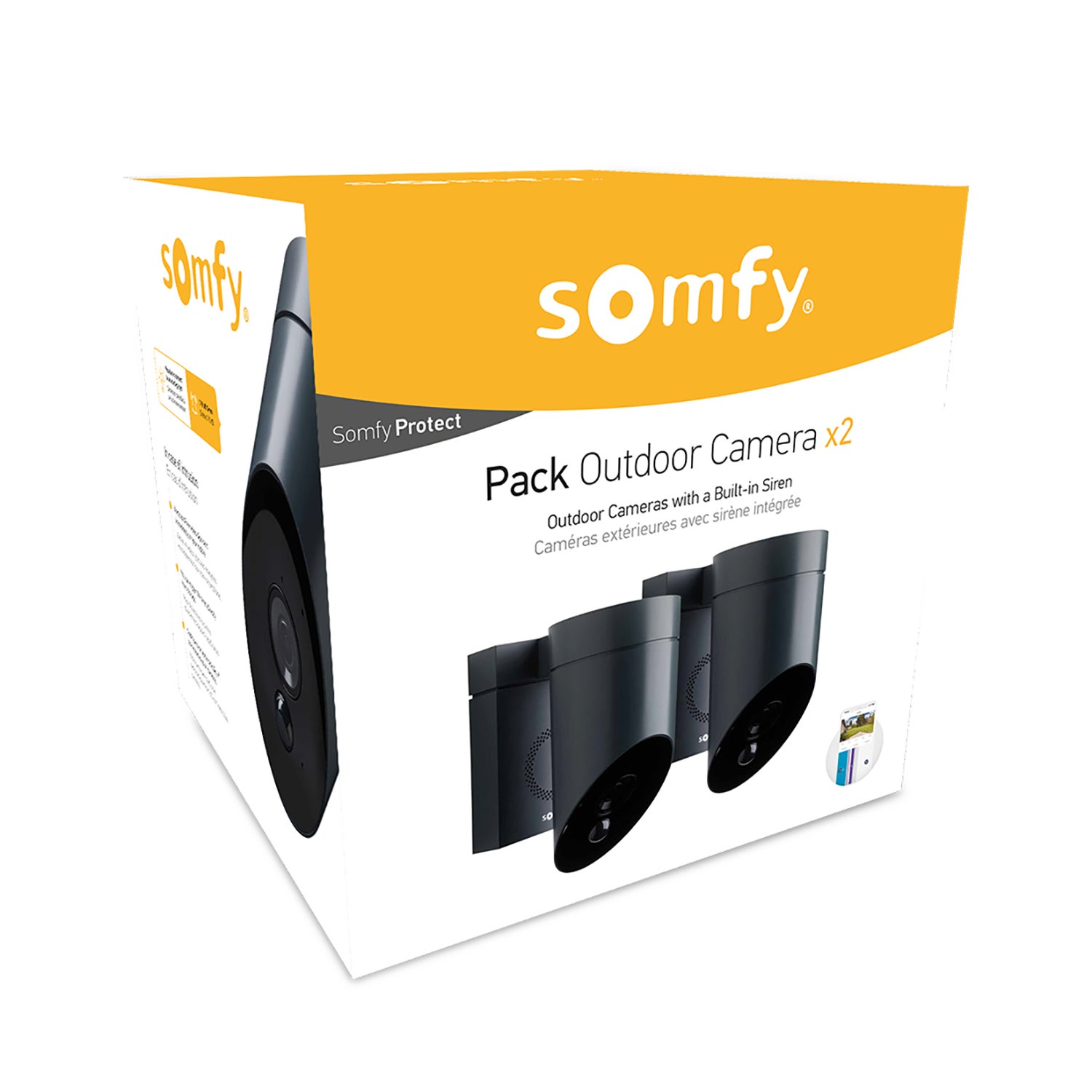 Caméra de surveillance extérieure filaire SOMFY Protect gris - 4