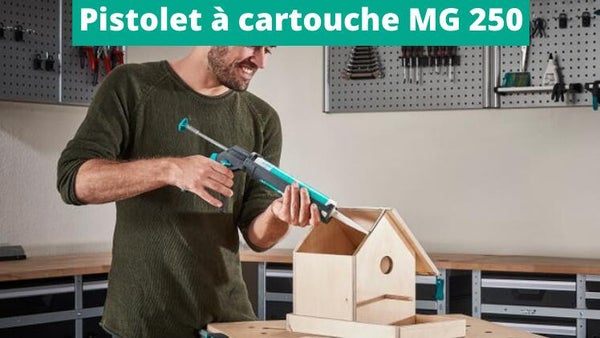 Pistolet à cartouche MG 250 : rénovation de vos joints mastics