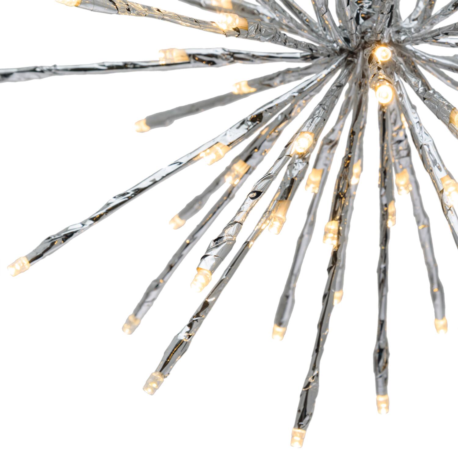 Stella decorativa luminosa Natalizia Twig Ball 80 lampadine led bianco caldo L 0.3 m x H 30 cm - 10