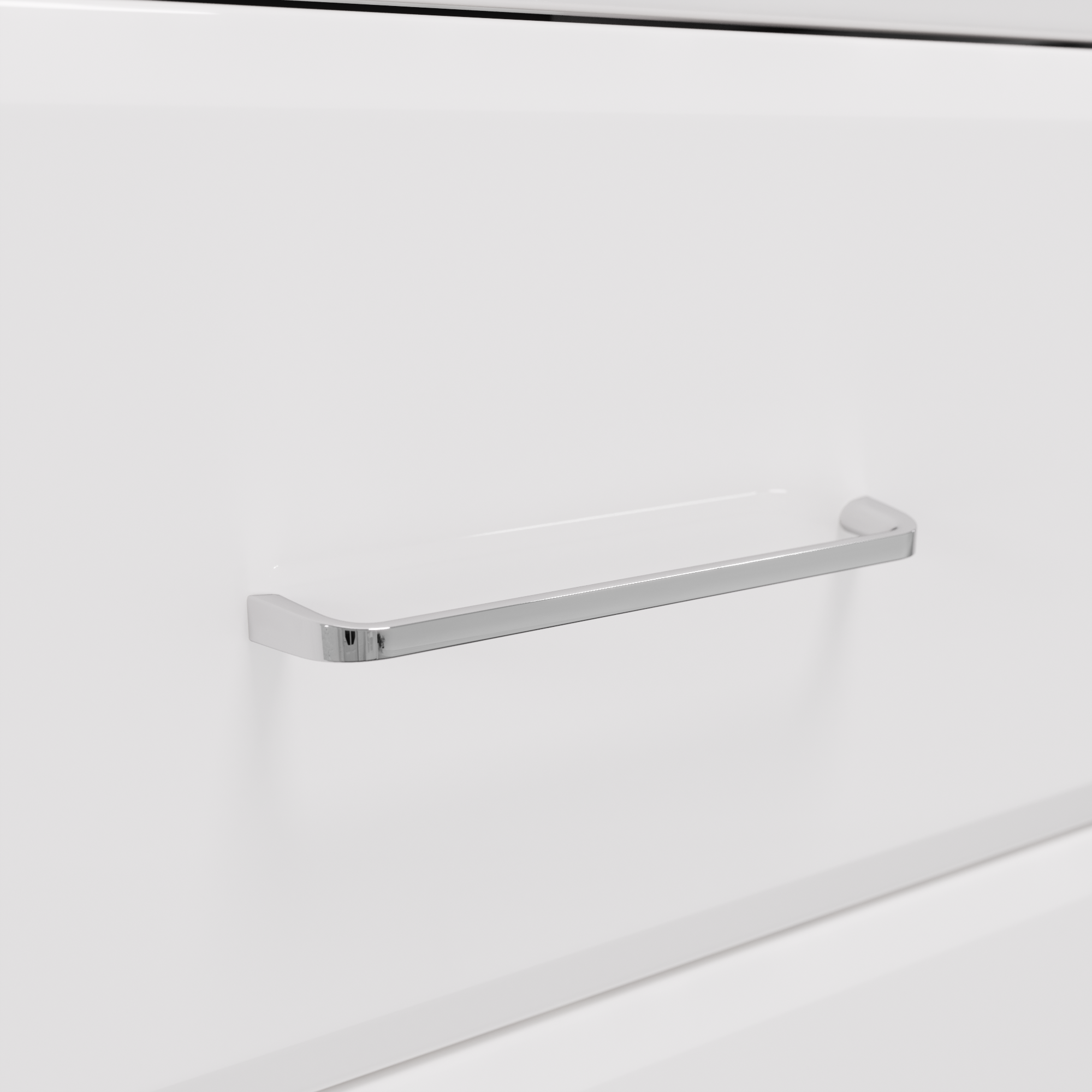 Meuble simple vasque l.99.9 x H.84 x P.45.2 cm, blanc, Opale - 8
