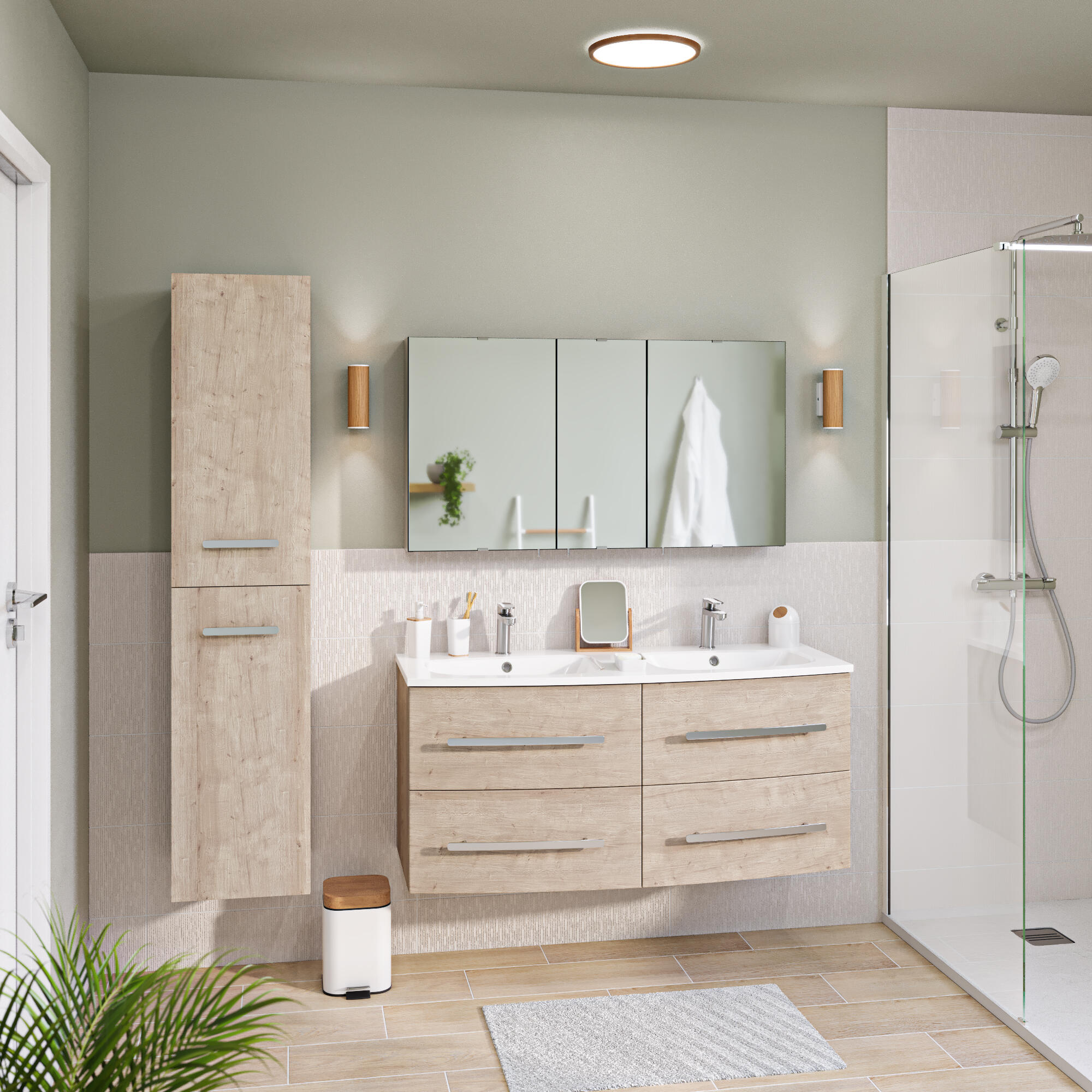 Bateria umywalkowa chrom Icone Sensea - 4