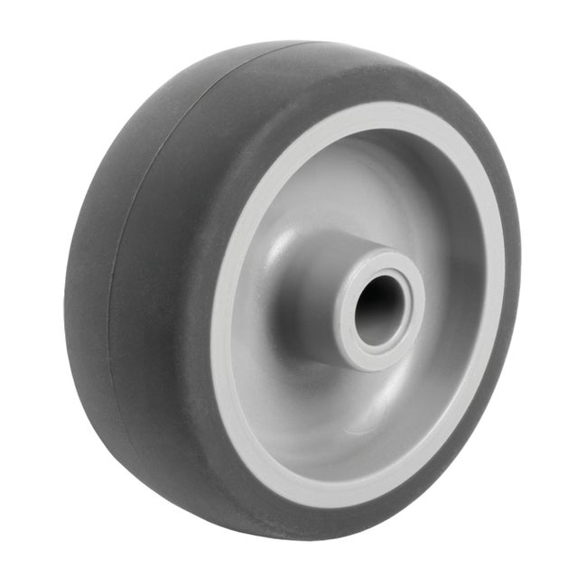 Ruota TELLURE in polipropilene grigio Ø 80 mm  portata max 70 Kg