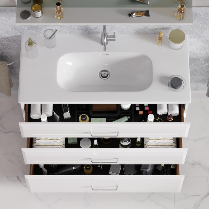meuble de salle de bain haut de gamme opale sensea largeur 100