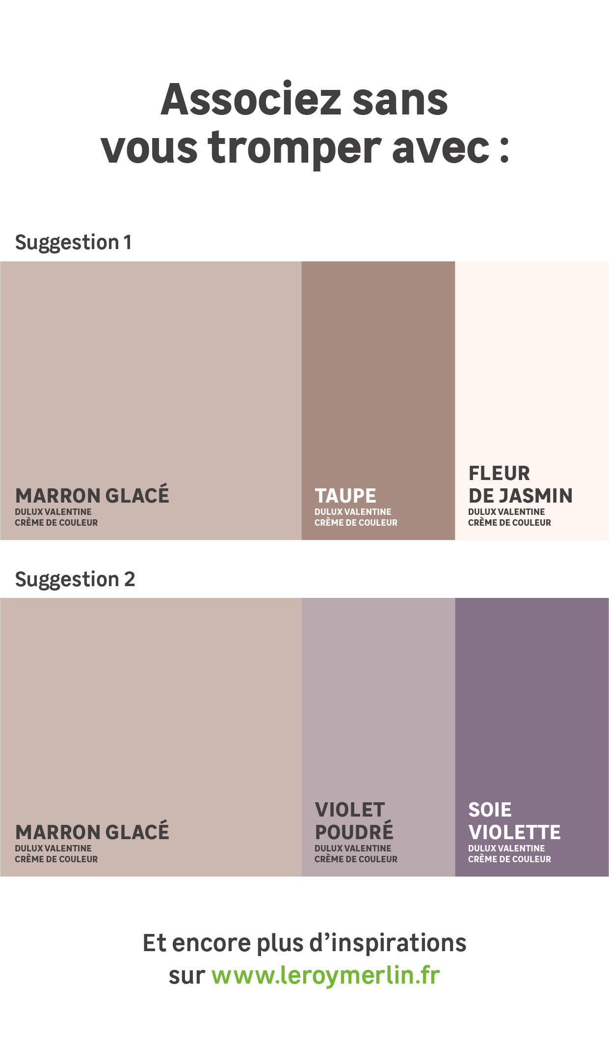 Peinture mur marron glacé satin DULUX VALENTINE Crème de couleur 2.5L+20% gt - 5