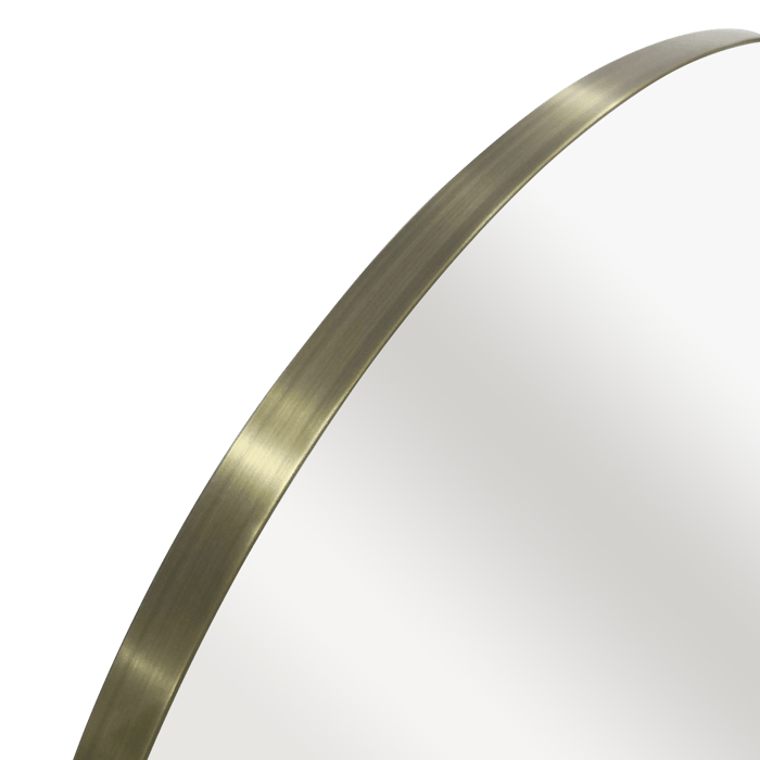 lustro w złotej ramie