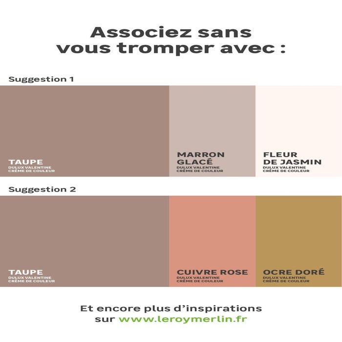 Associer la couleur taupe dans sa décoration d'intérieur, avec quoi associer un mur couleur taupe, peinture intérieur tendance décoration, couleur taupe