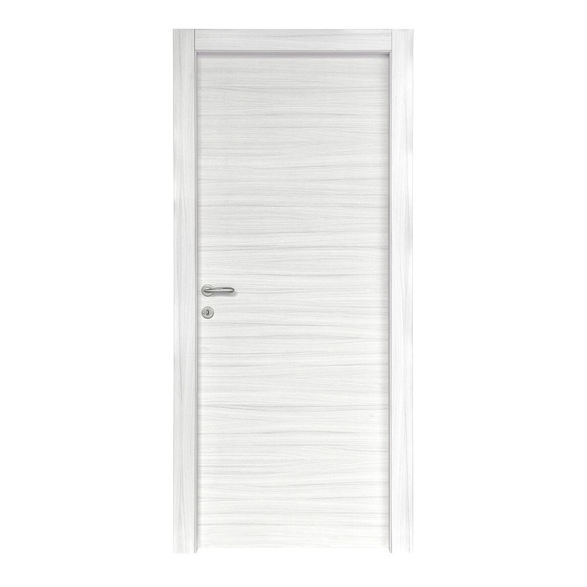 Porta interna a battente in legno, L 80 x H 210 cm, palissandro, apertura reversibile SABLÈ - 5