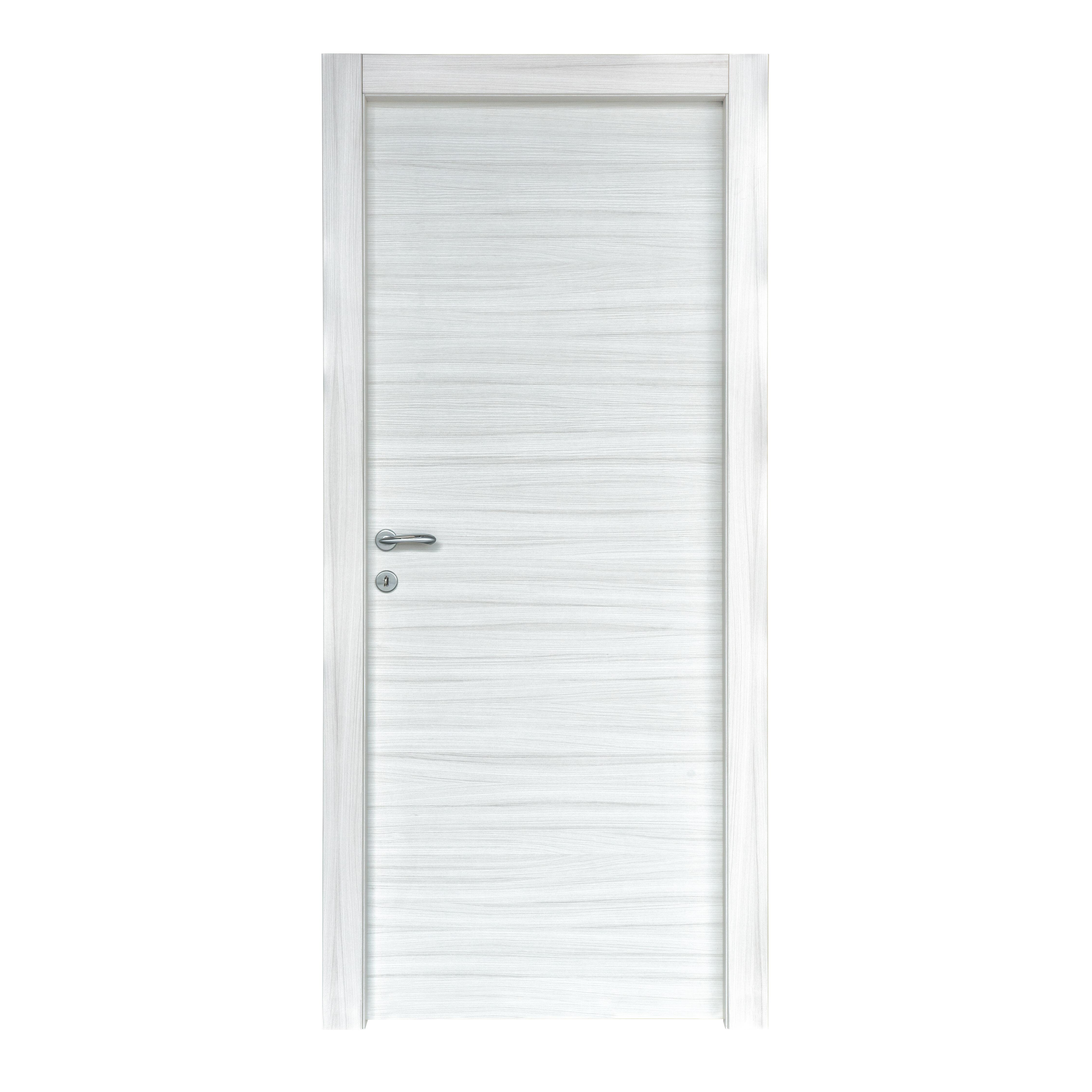 Porta interna a battente in legno, L 80 x H 210 cm, palissandro, apertura reversibile SABLÈ - 4