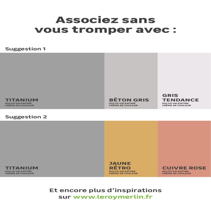 Association teintes tendance peinture, peinture gris titanium, comment associer le gris dans sa décoration d'intérieur, peinture titanium, peinture grise, inspiration décoration peinture murale