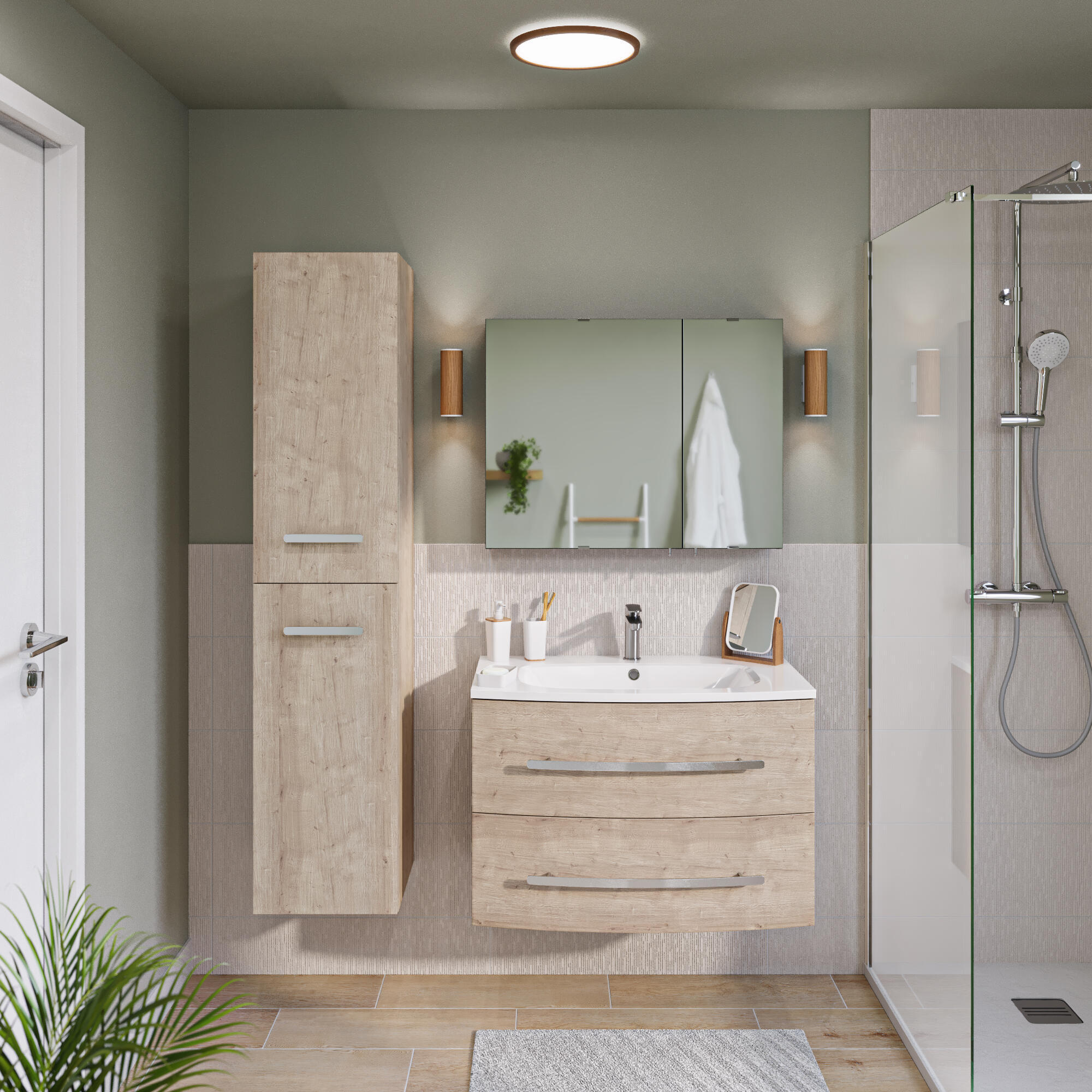 Mitigeur de lavabo chrome M, Icone, SENSEA - 3