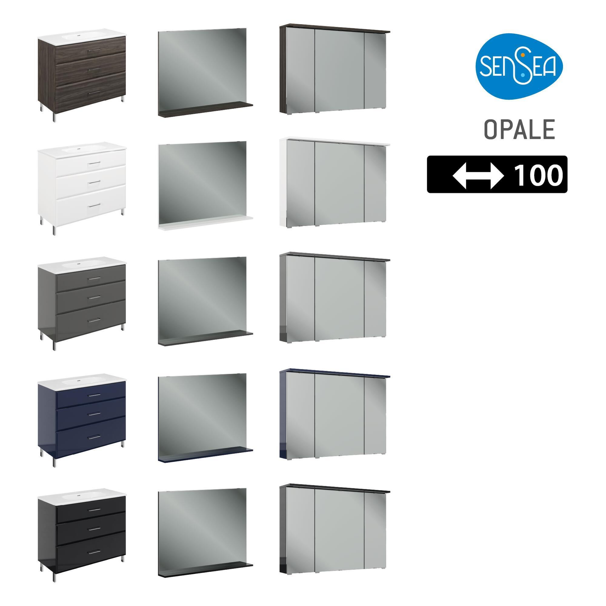 Armoire de toilette opale gamme largeur 100 - 3