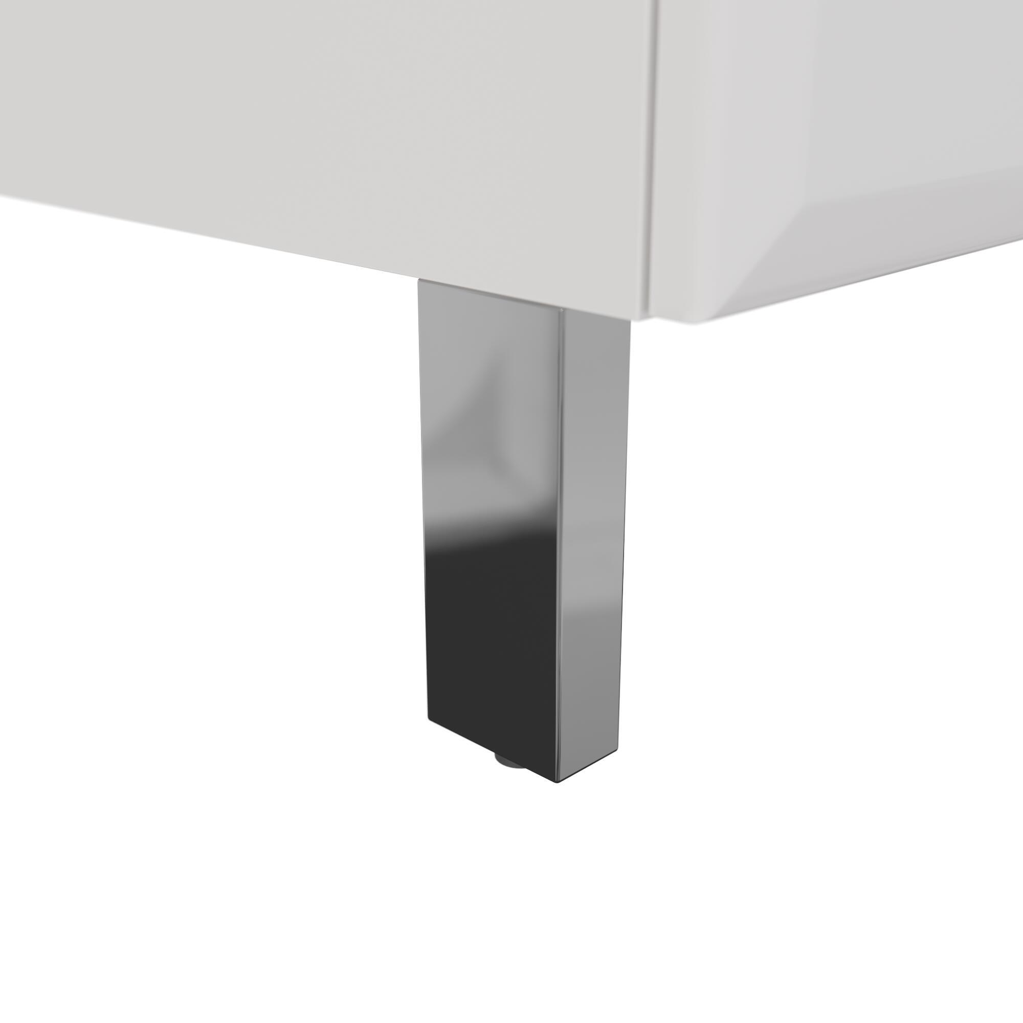 Colonne 2p/1t l.35 x H.170 x P.35.5 cm blanc Opale - 5