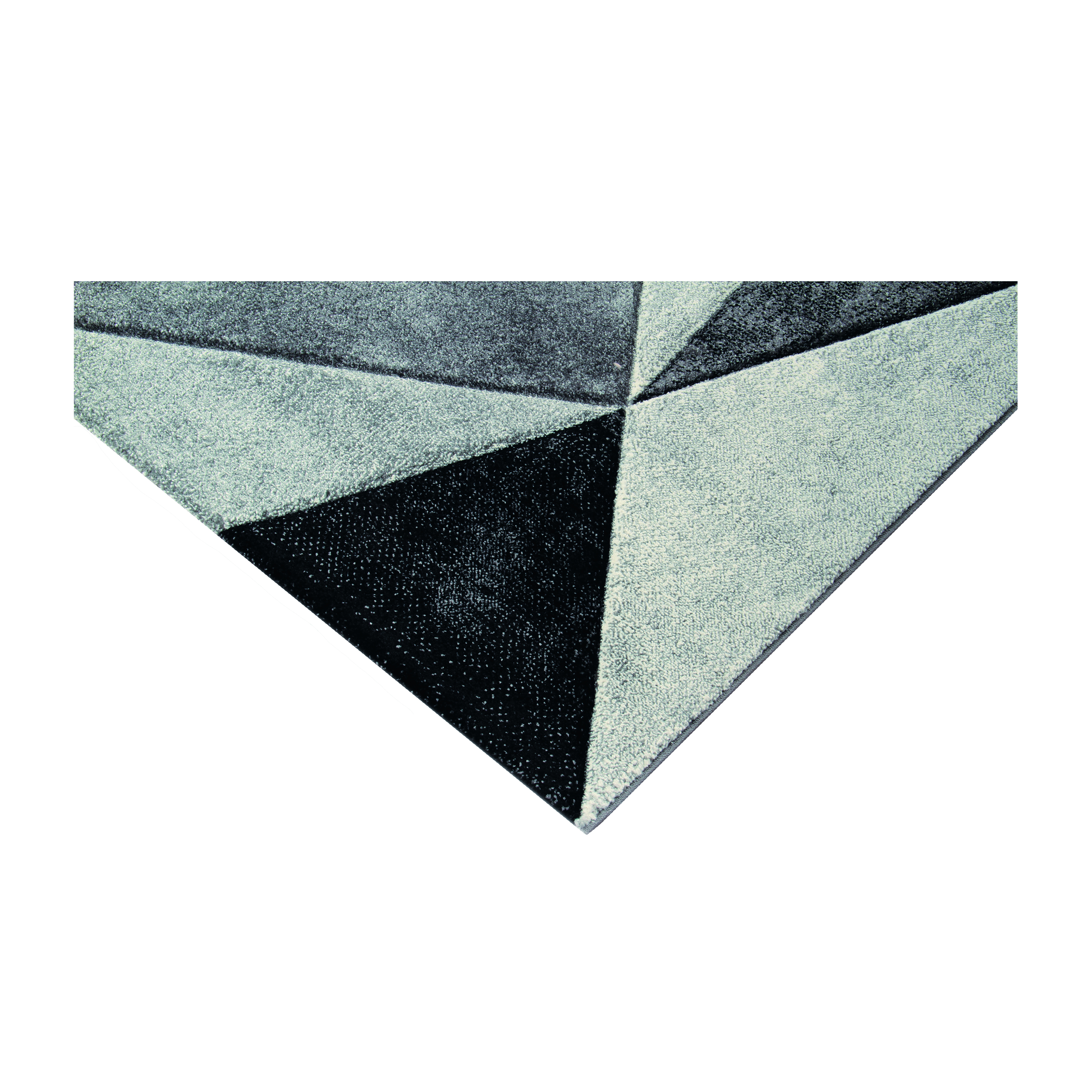 Tappeto Opera Diamanti classic geometrico bianco, L 190 x L 133 cm - 3