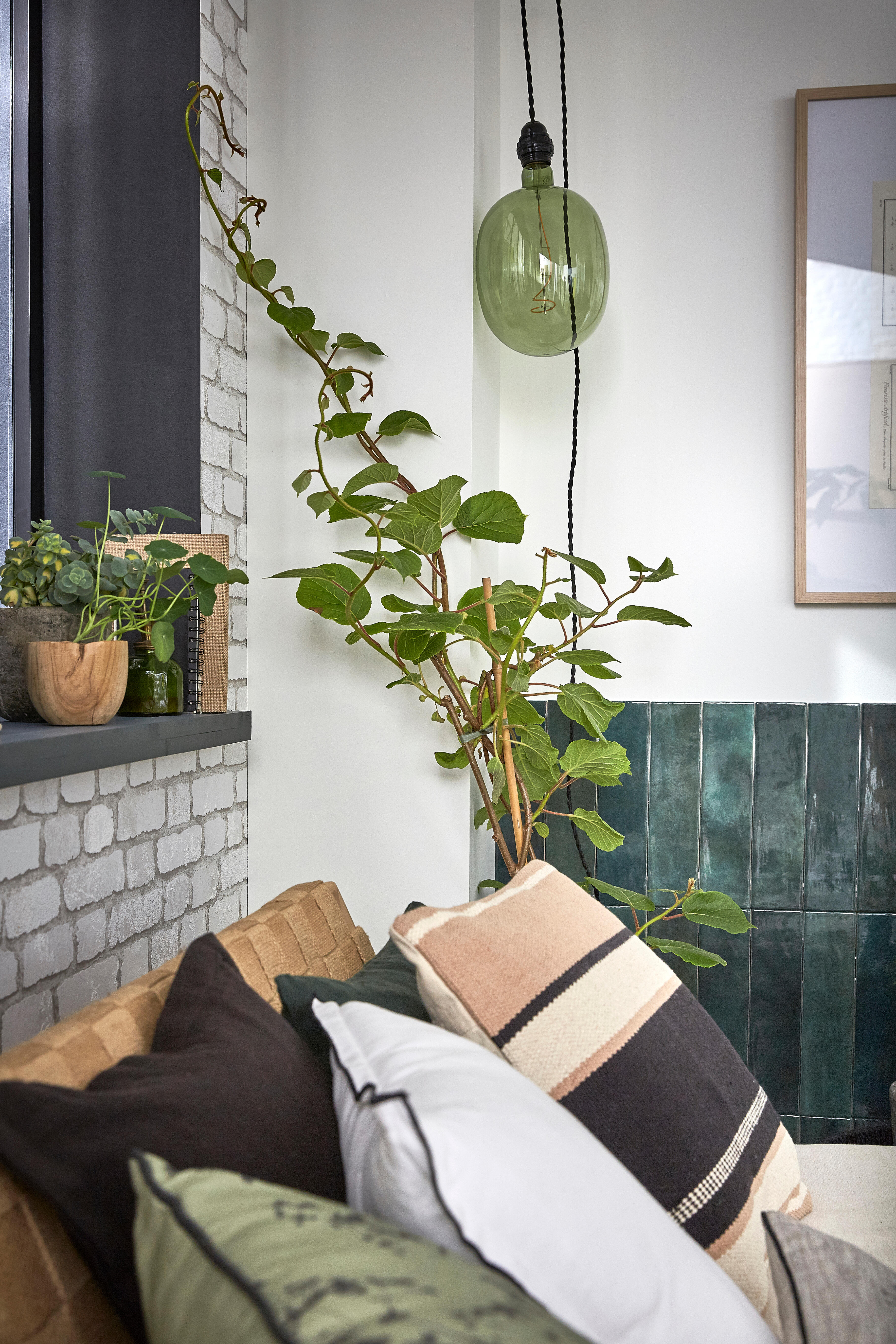 Papier peint intissé Brique 3d gris clair - 5