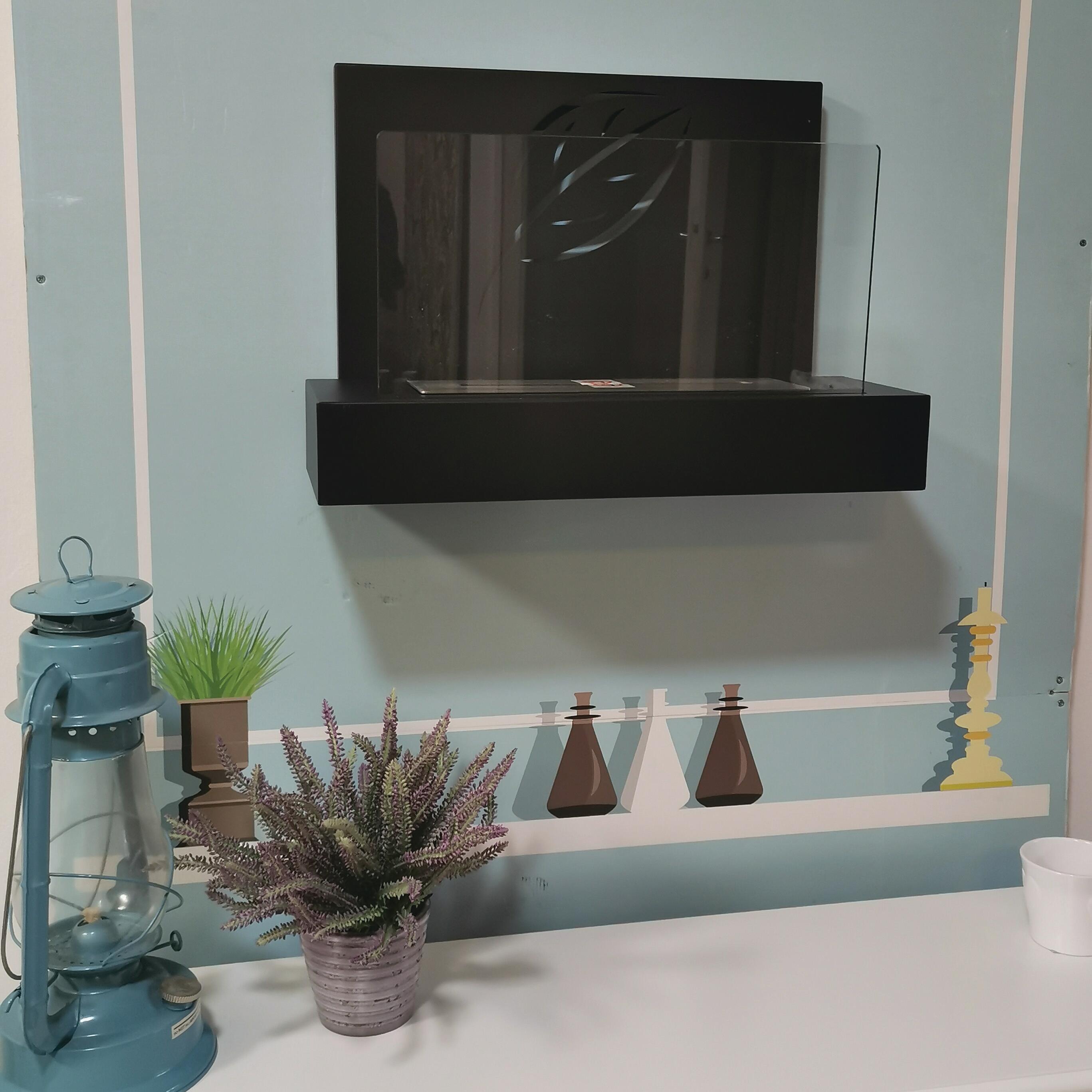 Caminetto a bioetanolo Maya 1.3 L nero - 4