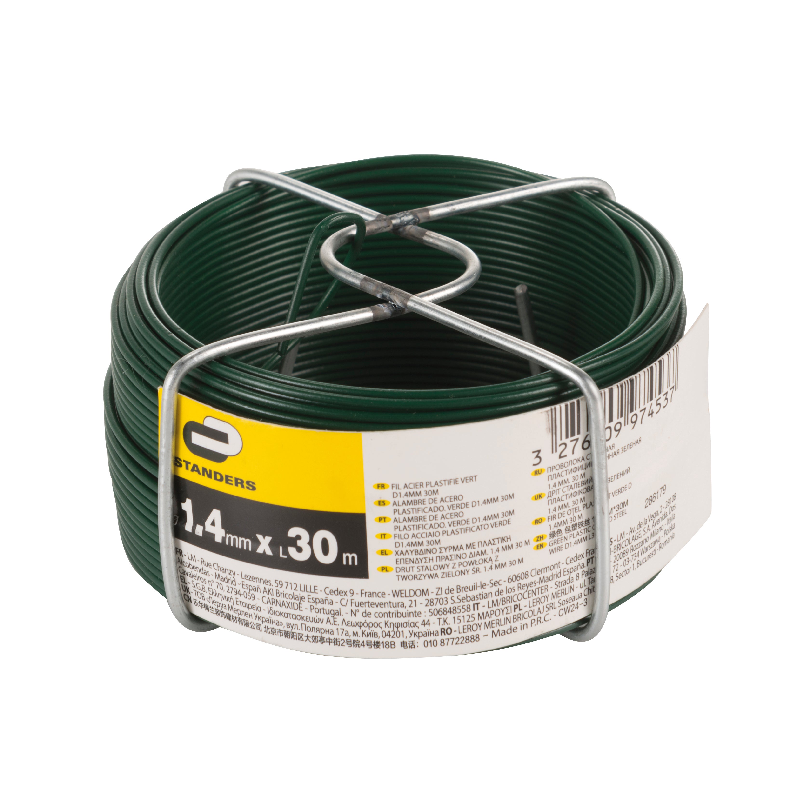 Filo in acciaio STANDERS Ø 1.4 mm x L 30 m - 10