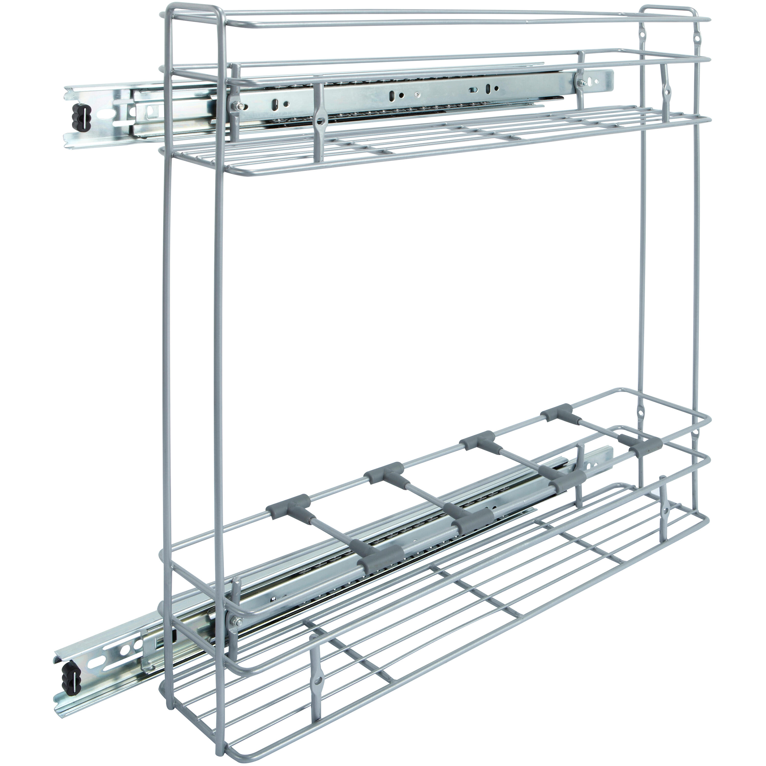 Panier coulissant, epices et bouteilles pour meuble l.15 cm - 2