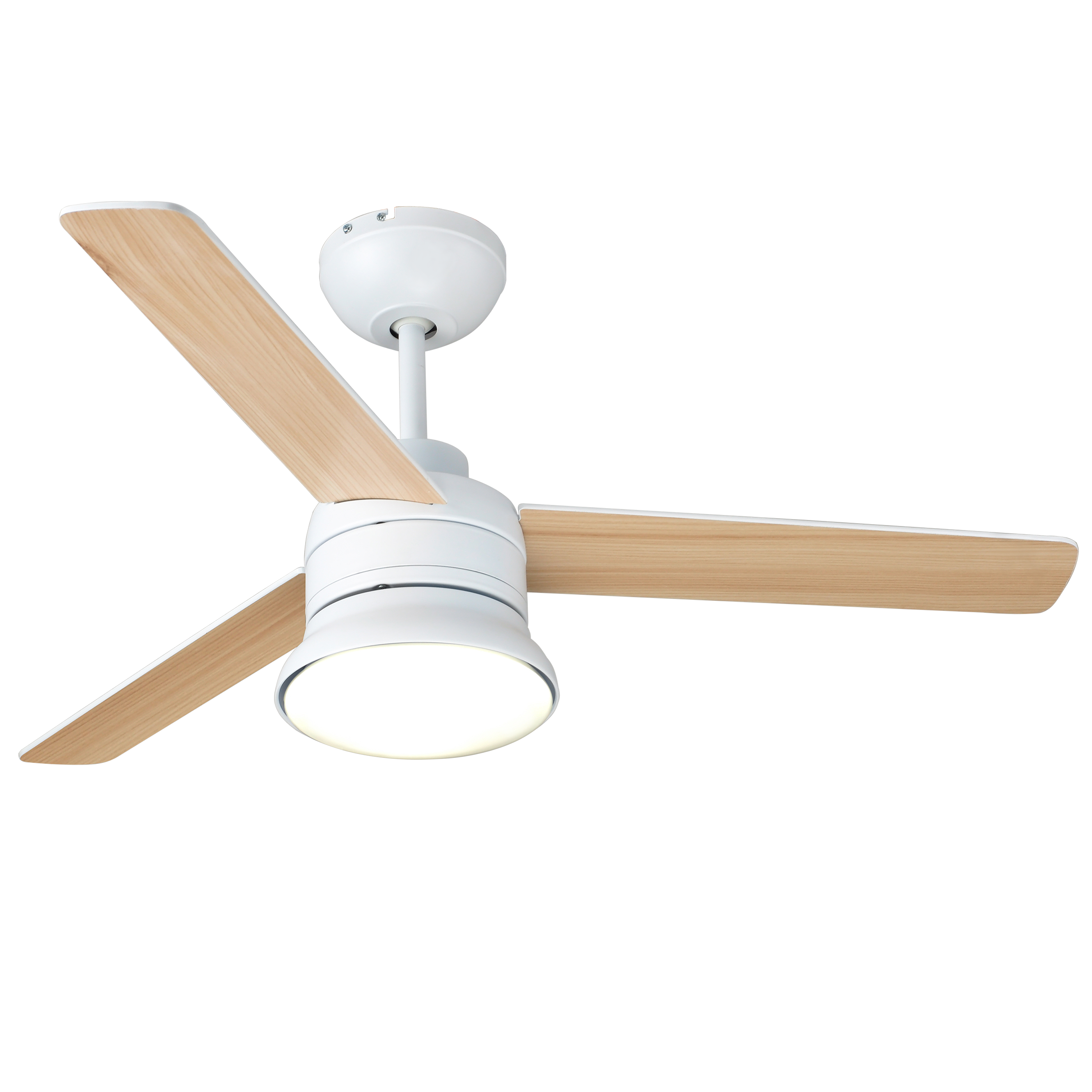 Ventilador de techo con luz motor ac inspire notos blanco 106 cm