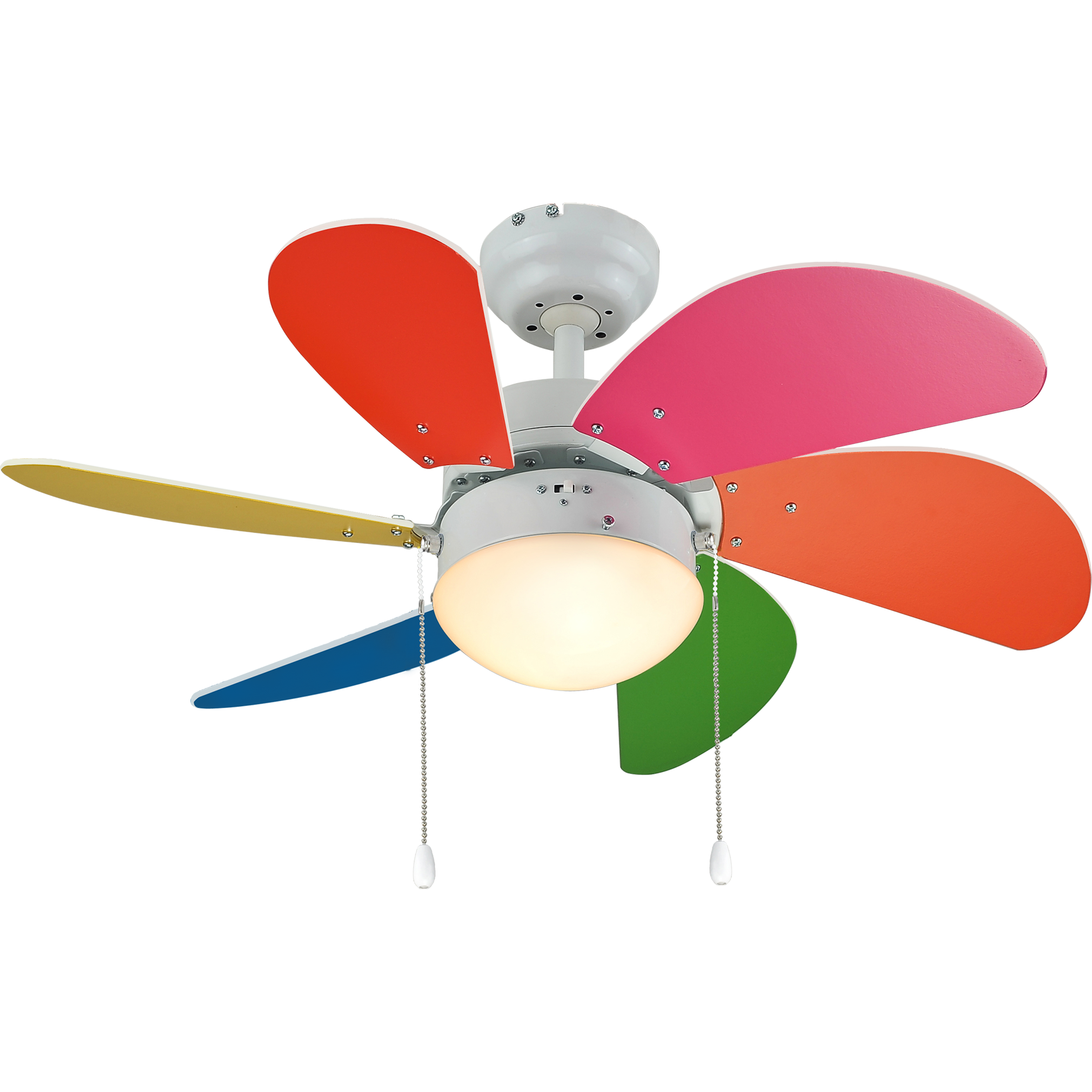 Ventilador de techo con luz motor ac inspire maldivas multicolor 76 cm