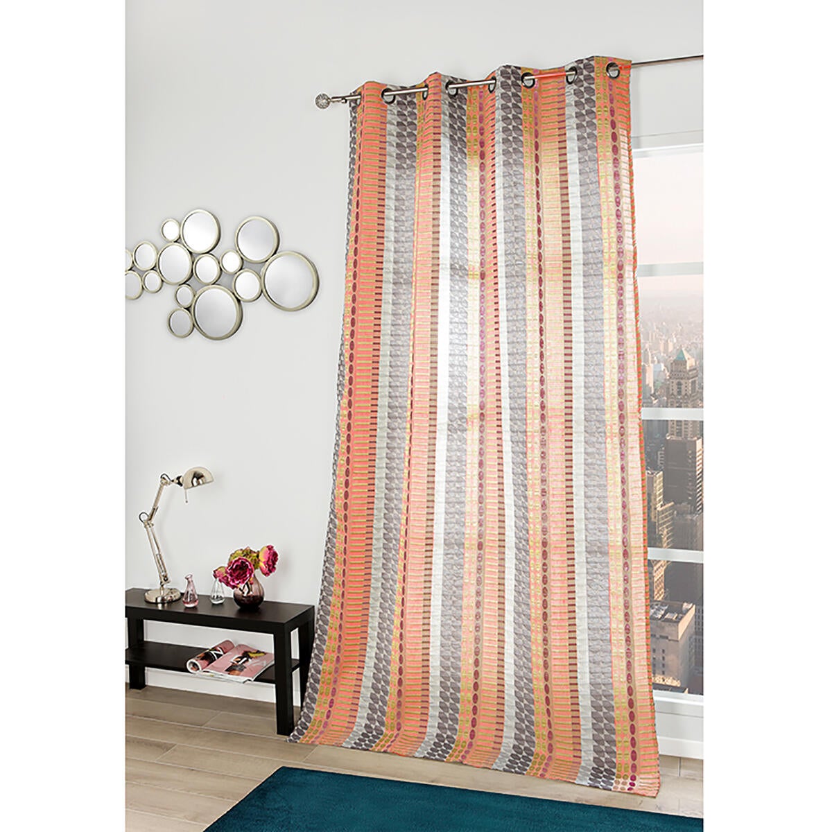 Soleil D'ocre Tende Bise-Bise, Bianco, 45 X 90 Cm - 3
