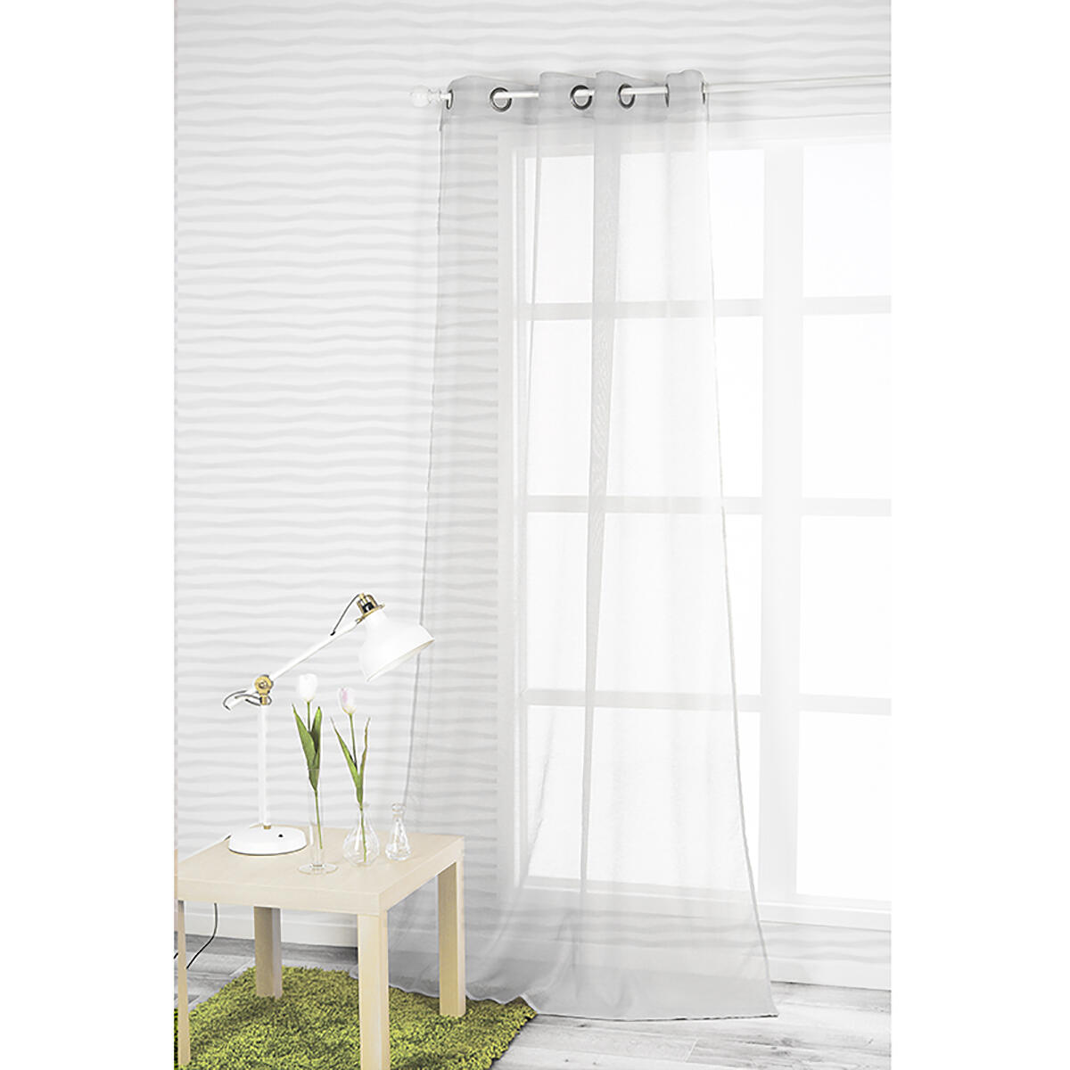 Tenda Dolly bianco, occhiello 140x240 cm - 5