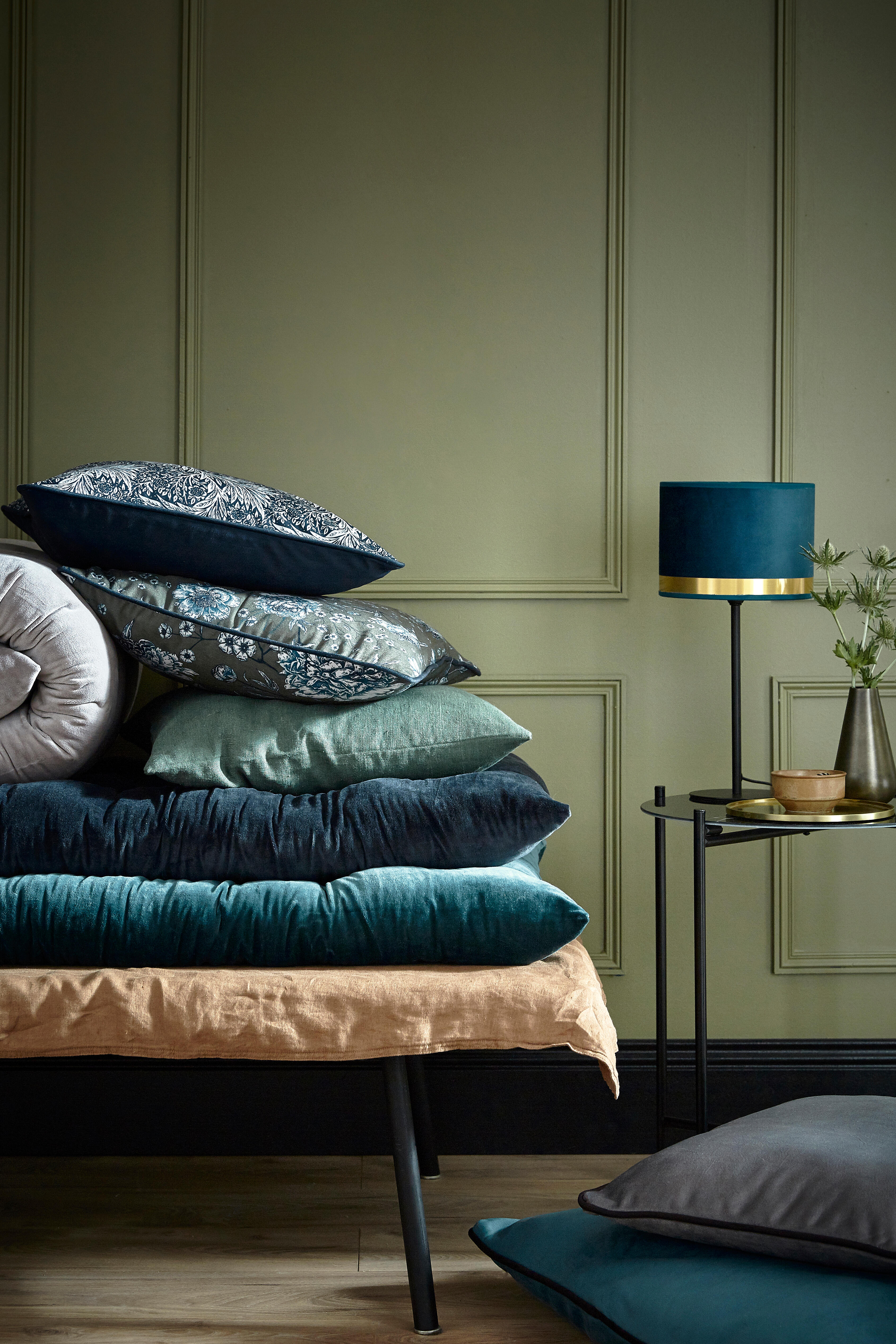 kolor farby wnętrze multi support FOREST zielona farba sypialnia salon filc - 0