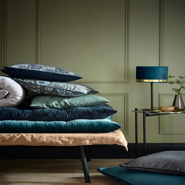 kolor farby wnętrze multi support FOREST zielona farba sypialnia salon filc