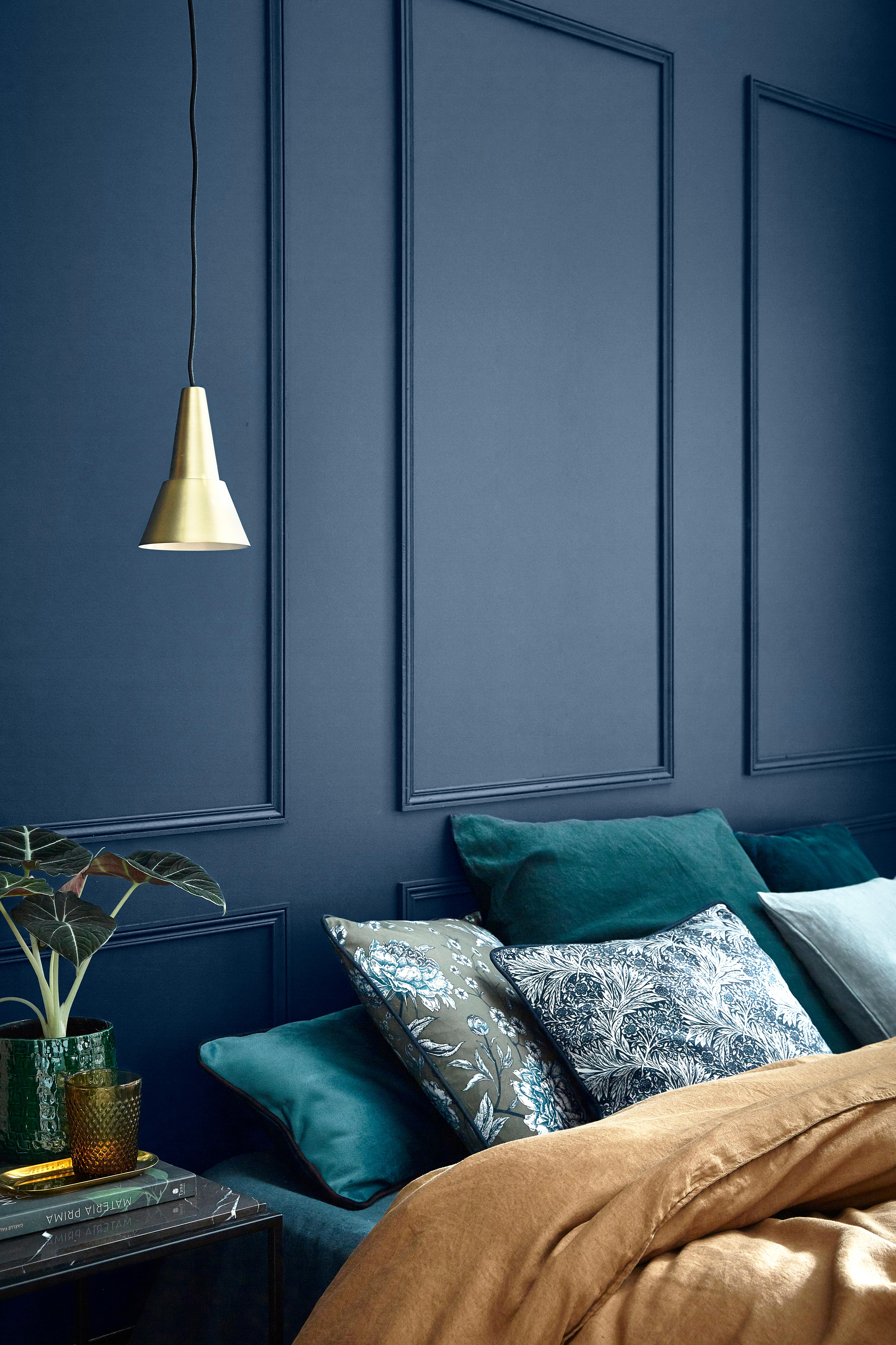Peinture mur, boiserie, radiateur bleu de béring satin RIPOLIN , 2.5L - 4