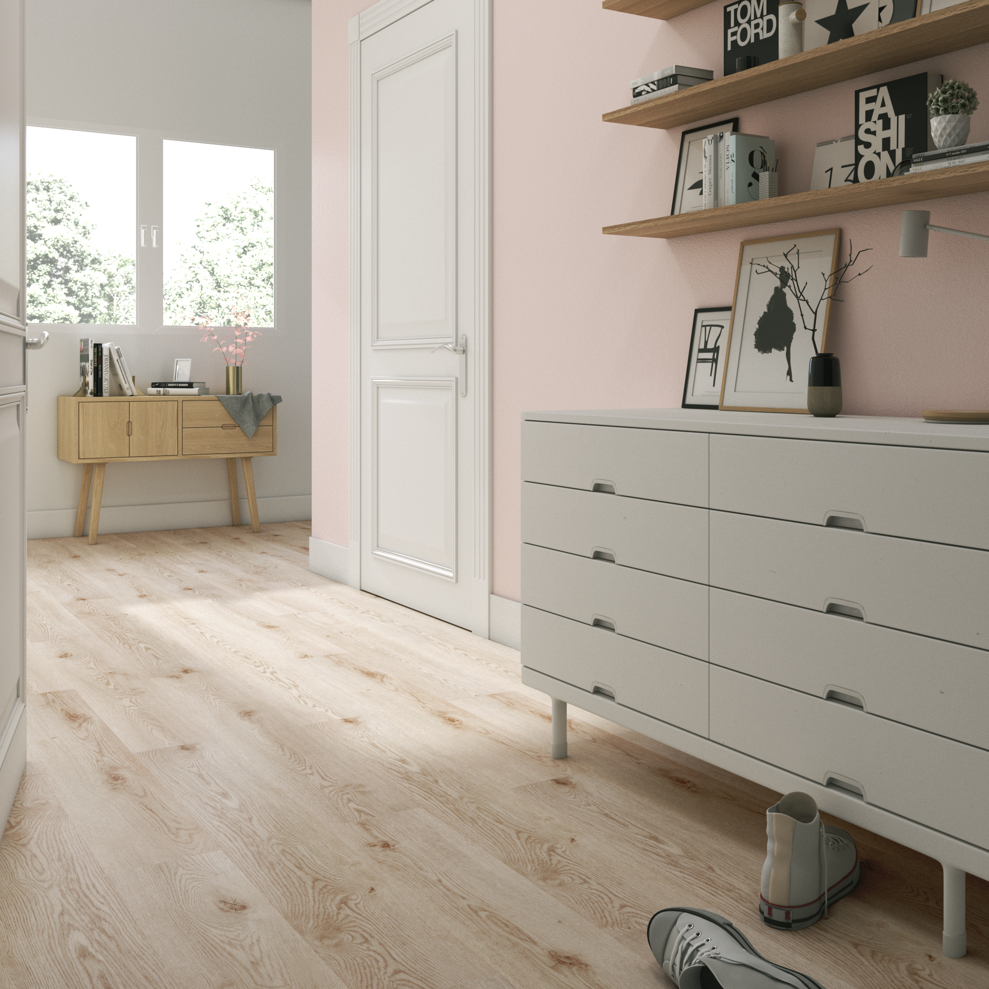 Lame PVC clipsable intenso ARTENS Carlingford bois naturel - 2