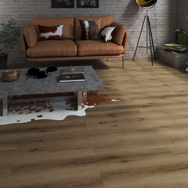 Lame PVC clipsable intenso ARTENS Glentana 2 bois naturel