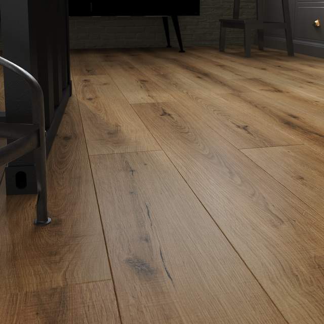 Pavimento vinílico SPC click flutuante Glentana intenso extremo Artens 5,5 mm com base NAT365