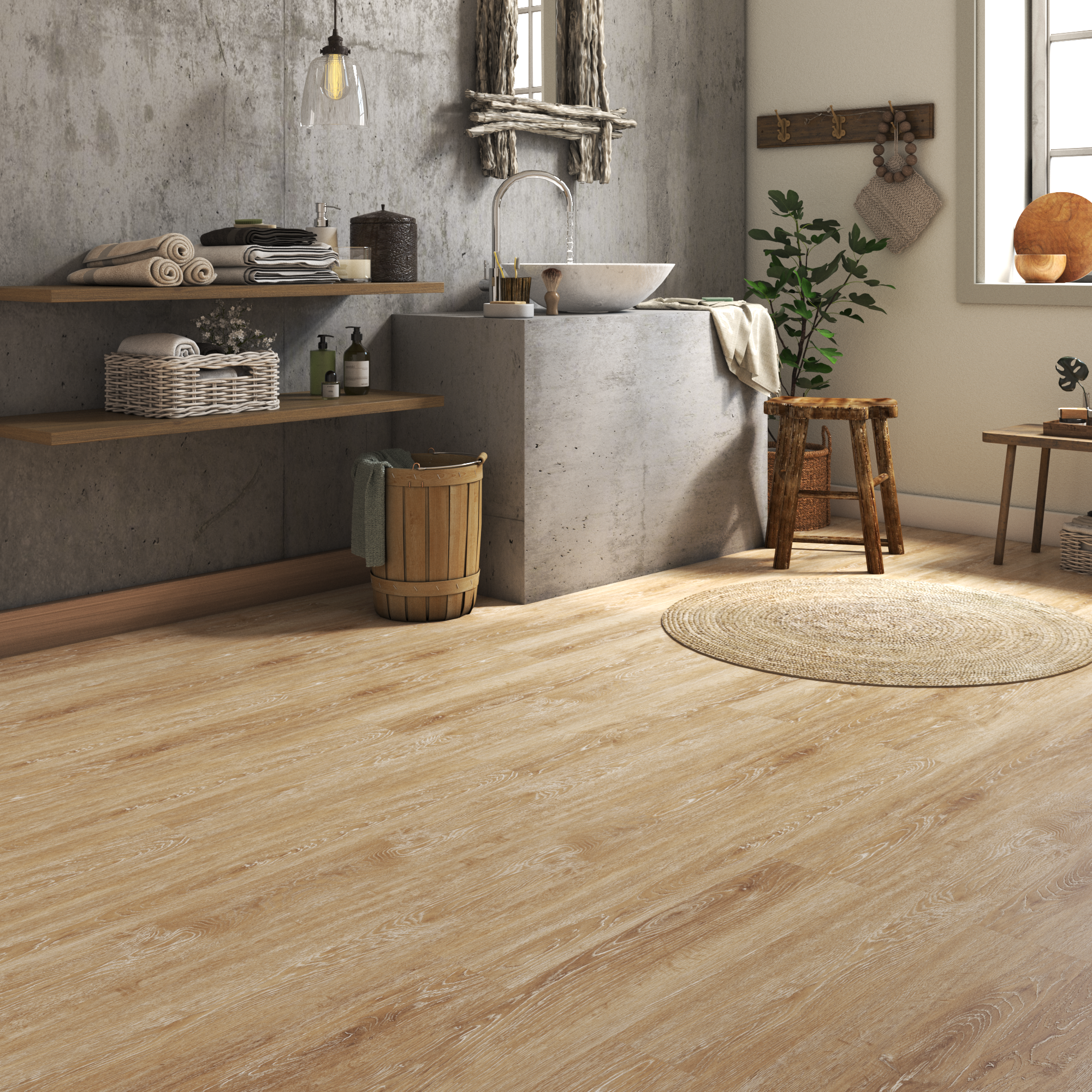 Lame PVC clipsable intenso ARTENS Wharton 2 bois naturel - 3