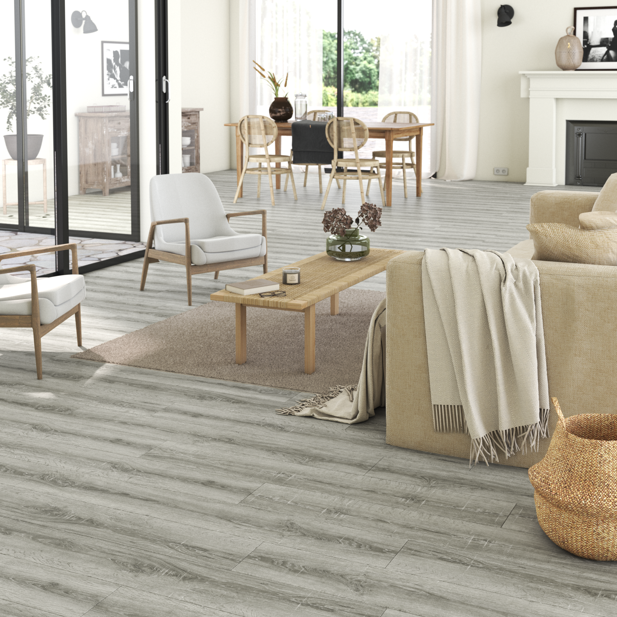 Pavimento vinílico SPC click flutuante Granada intenso extremo Artens 5,5 mm com base GR130 - 14