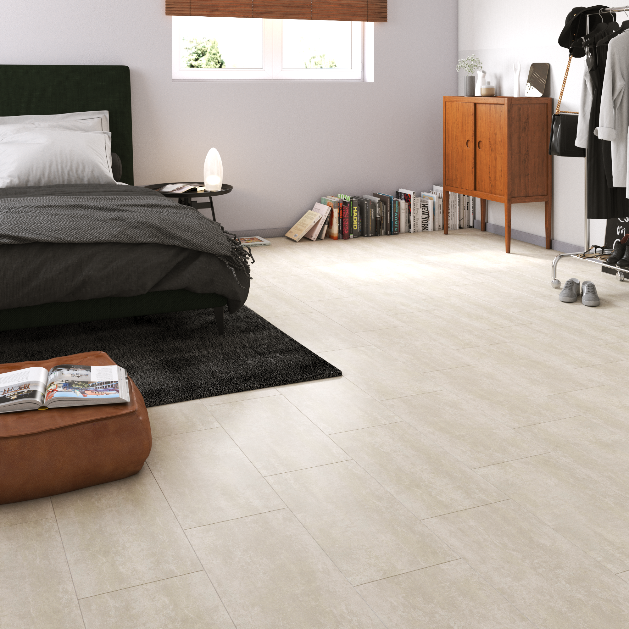 Pavimento vinílico SPC click flutuante Sibai intenso extremo Artens 5,5 mm com base BL001 - 2