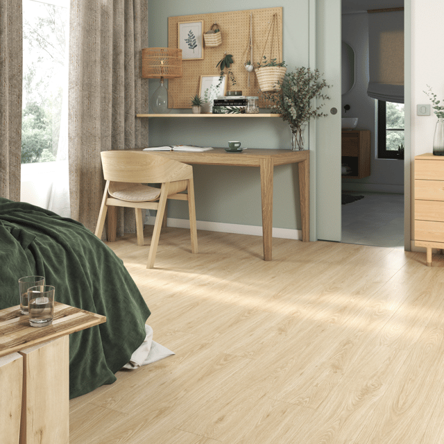 Lame PVC clipsable forte ARTENS Louth bois naturel