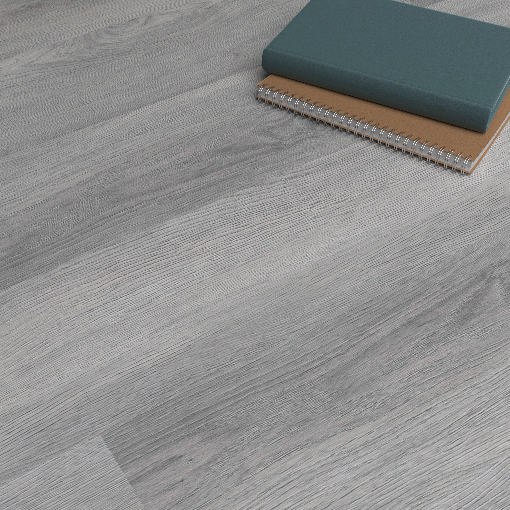 Suelo vinílico autoadhesivo forte solna efecto madera gris gr135-001 artens