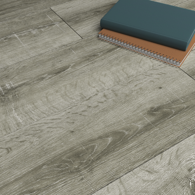 Suelo vinílico SPC clic Granada Extrem efecto madera gris GR130 ARTENS