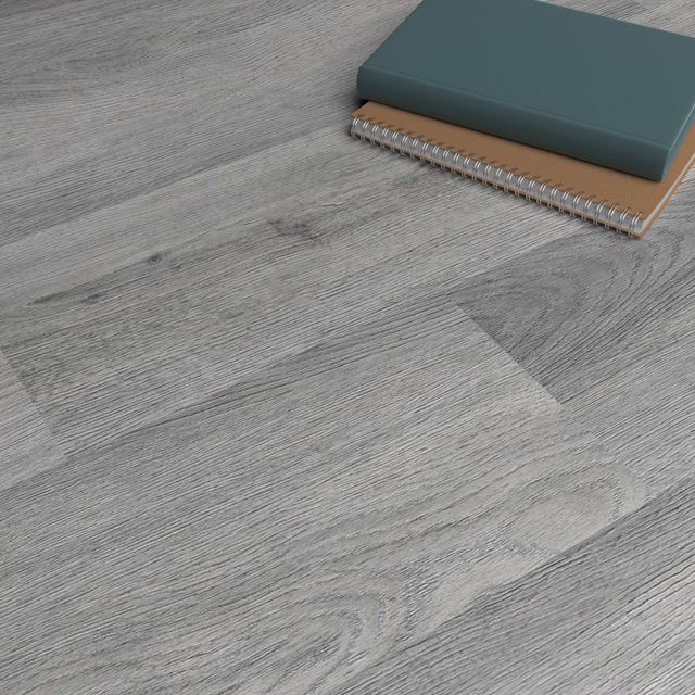 SPC effetto legno grigio chiaro Sp 4.5 mm con sottopavimento integrato ARTENS Gila 1.98 m²