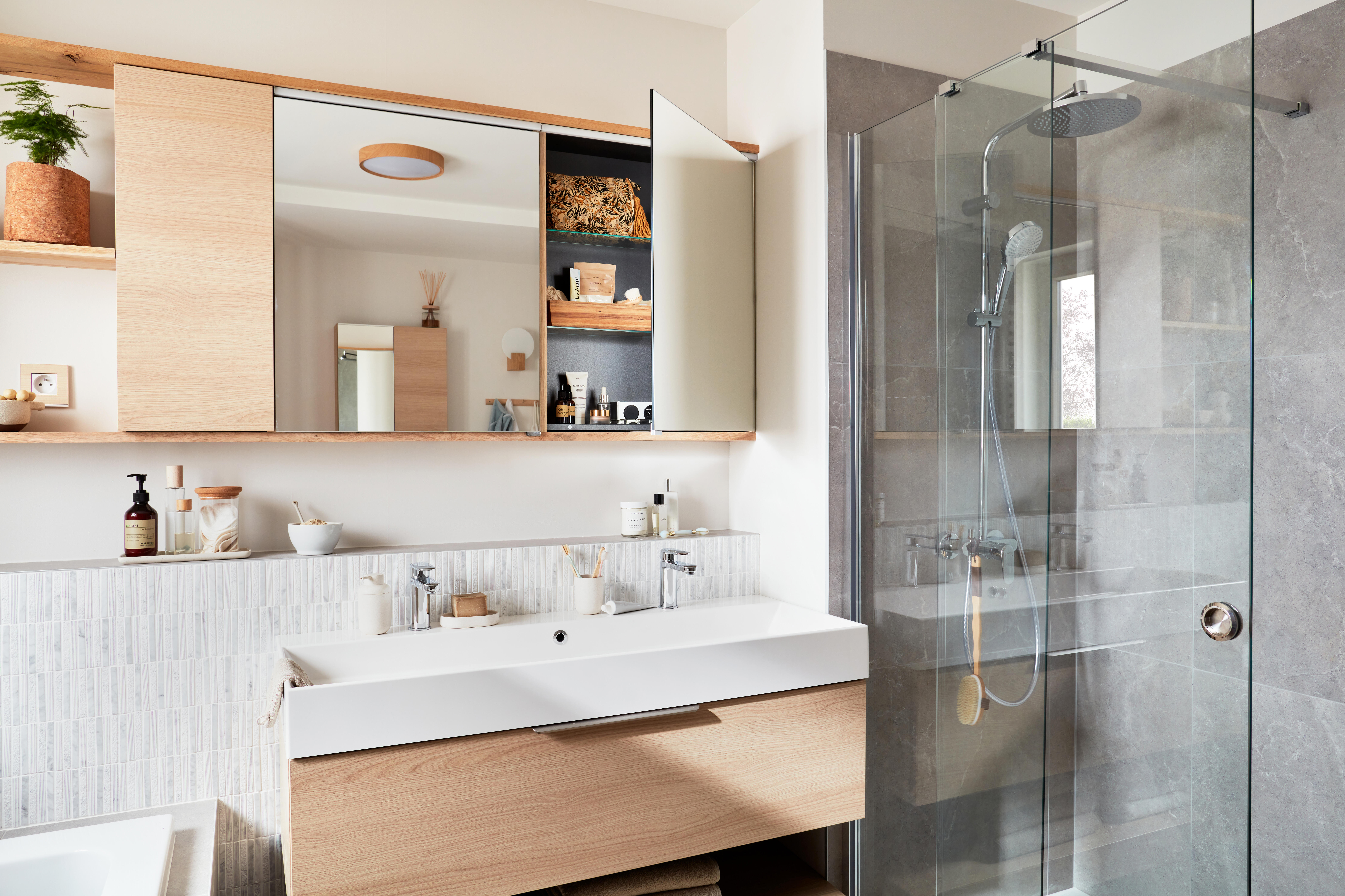 Mitigeur de lavabo chrome M, Icone, SENSEA - 4